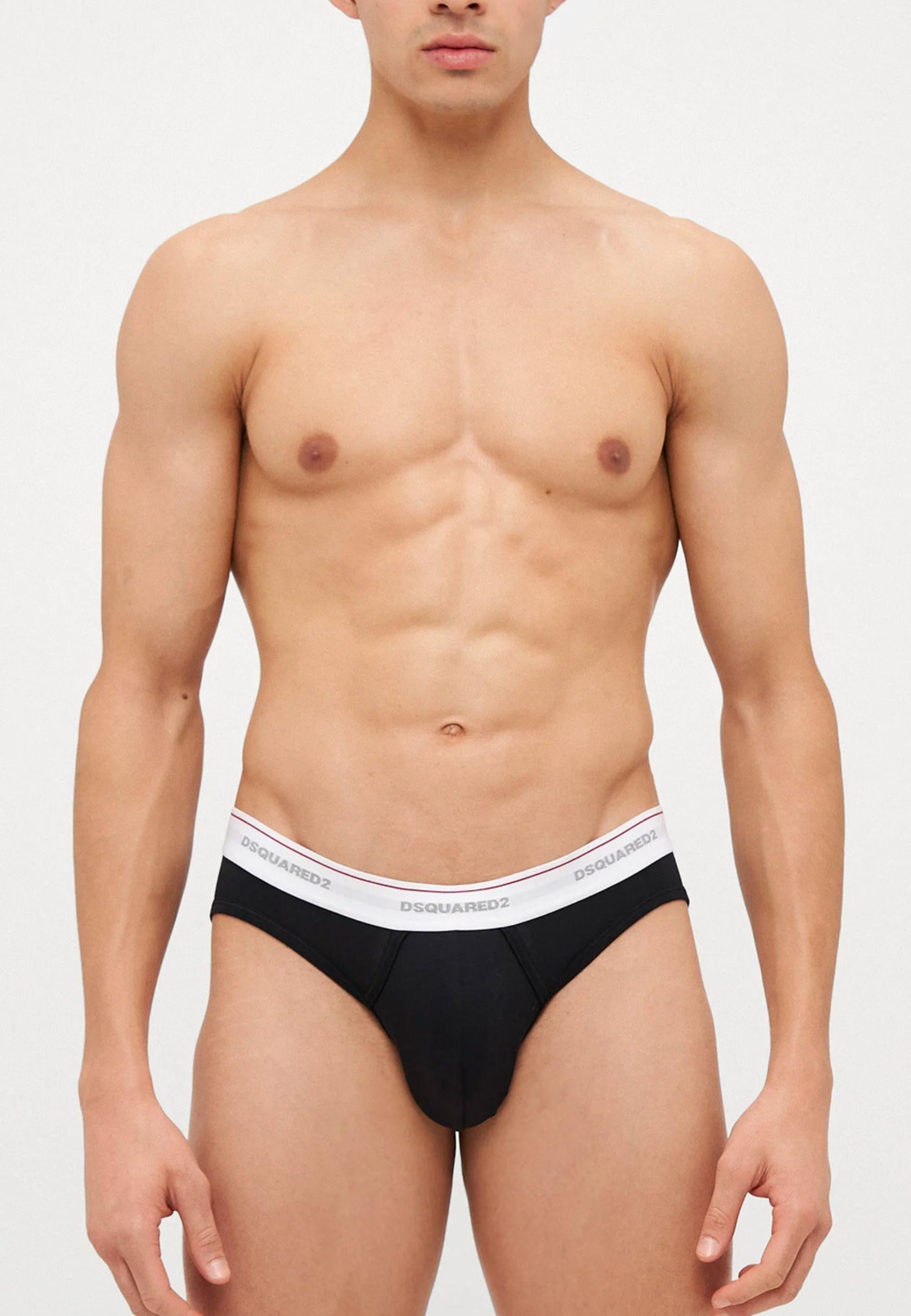 Set 3 Slip Uomo Bianco, Nero e Grigio