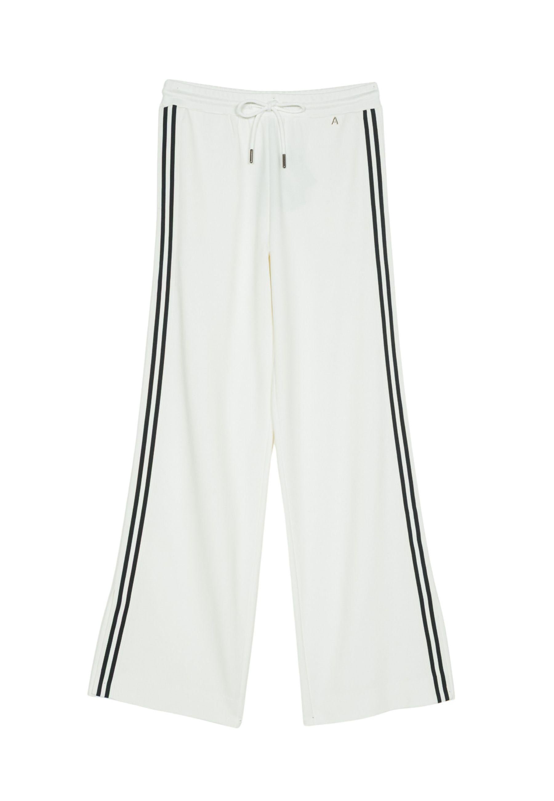 Pantalone ampio con bande laterali e spacchi - Actitude