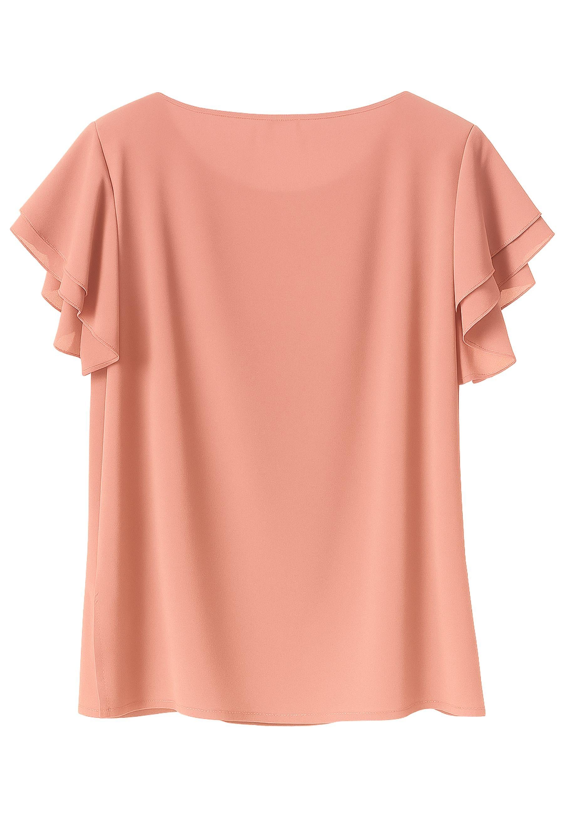 T-shirt donna DonnaG con maniche volant