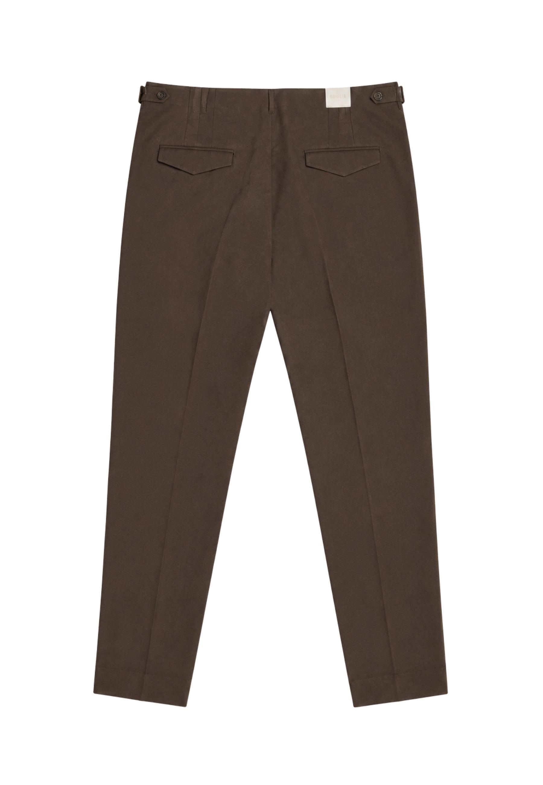 Briglia - Pantalone sartoriale in cotone e lino