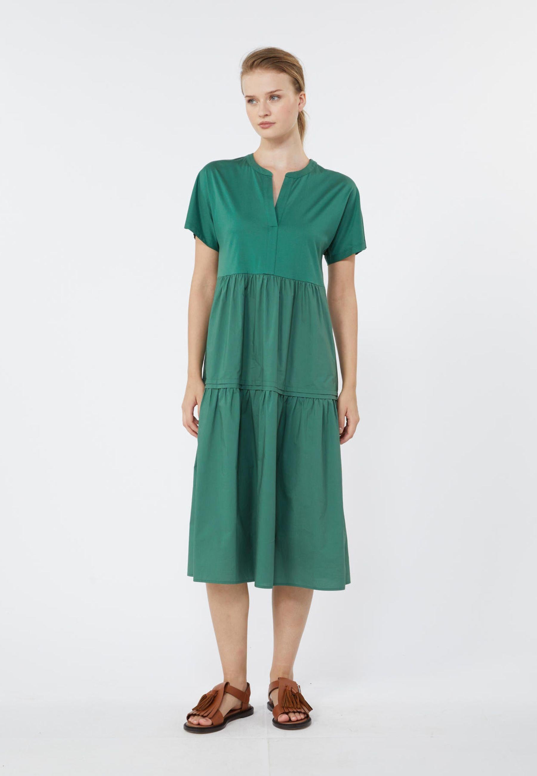 Weekend Max Mara - Abito midi in cotone con balza