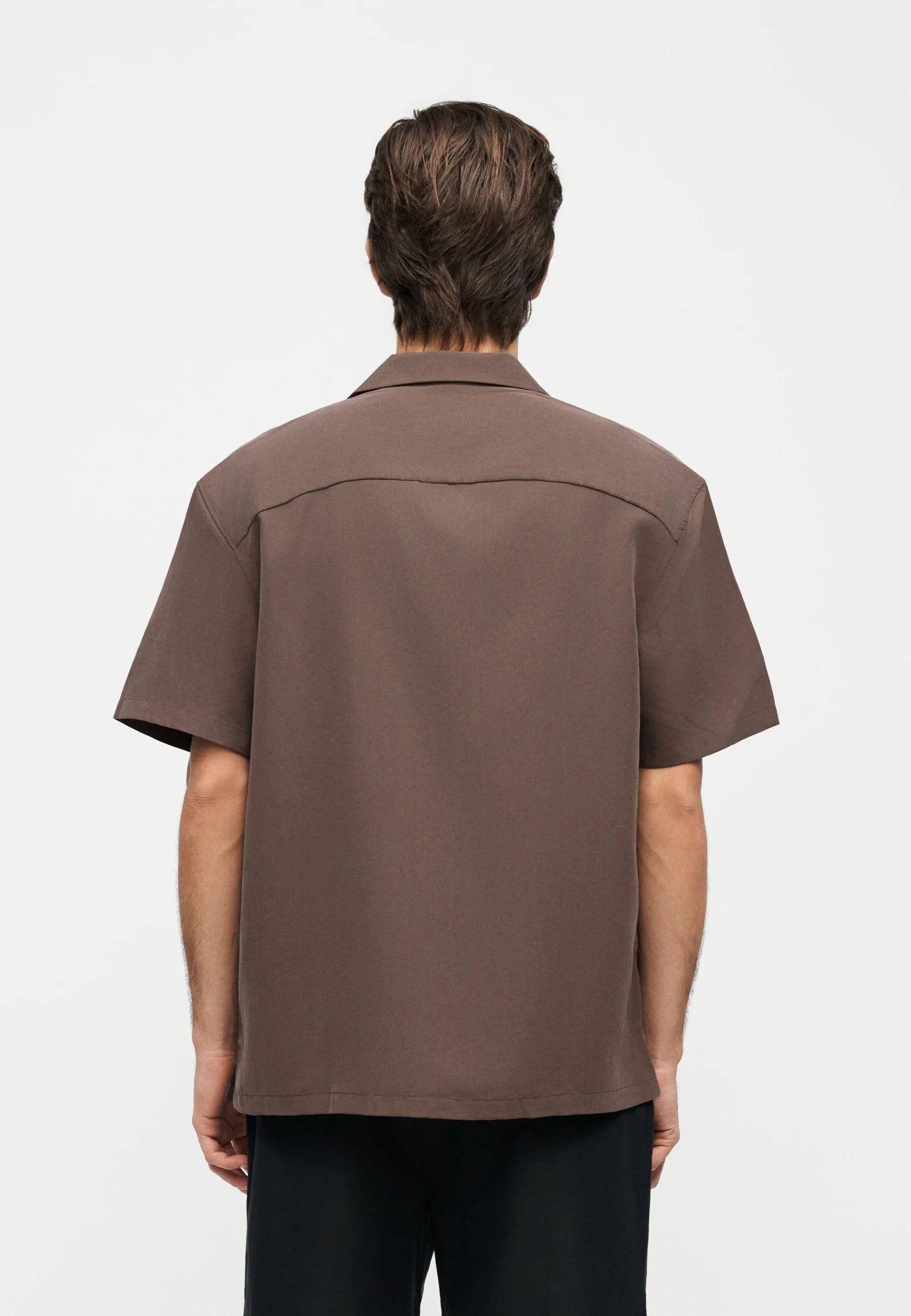 Calvin Klein - Camicia camp collar in modal