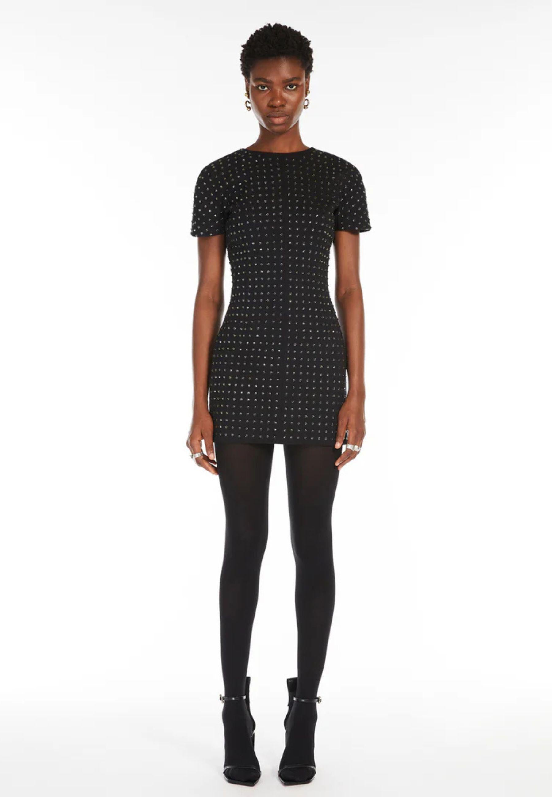 Sportmax - Abito girocollo con strass | Klepsydra Capsule Collection