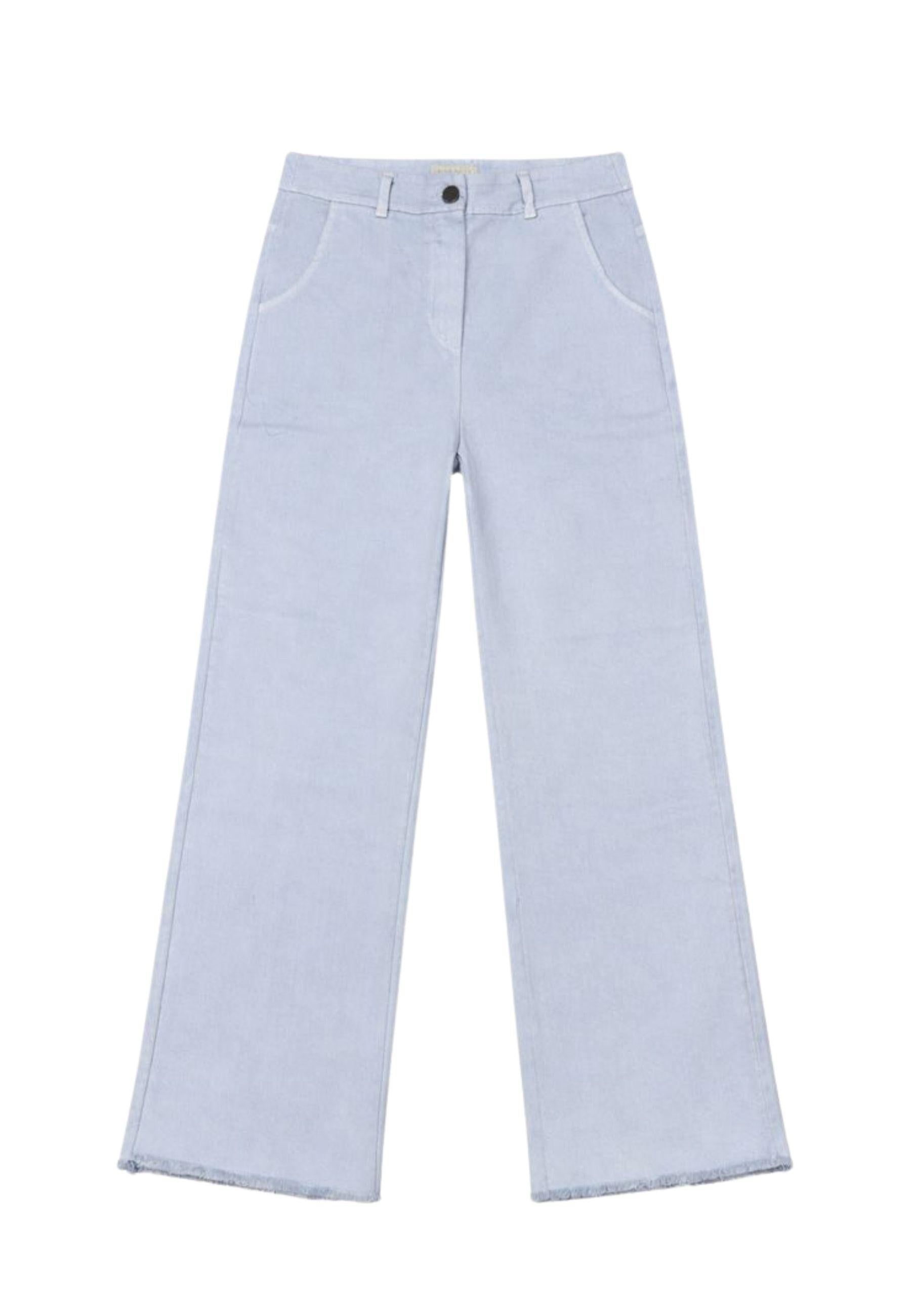 Pantaloni donna in cotone stretch