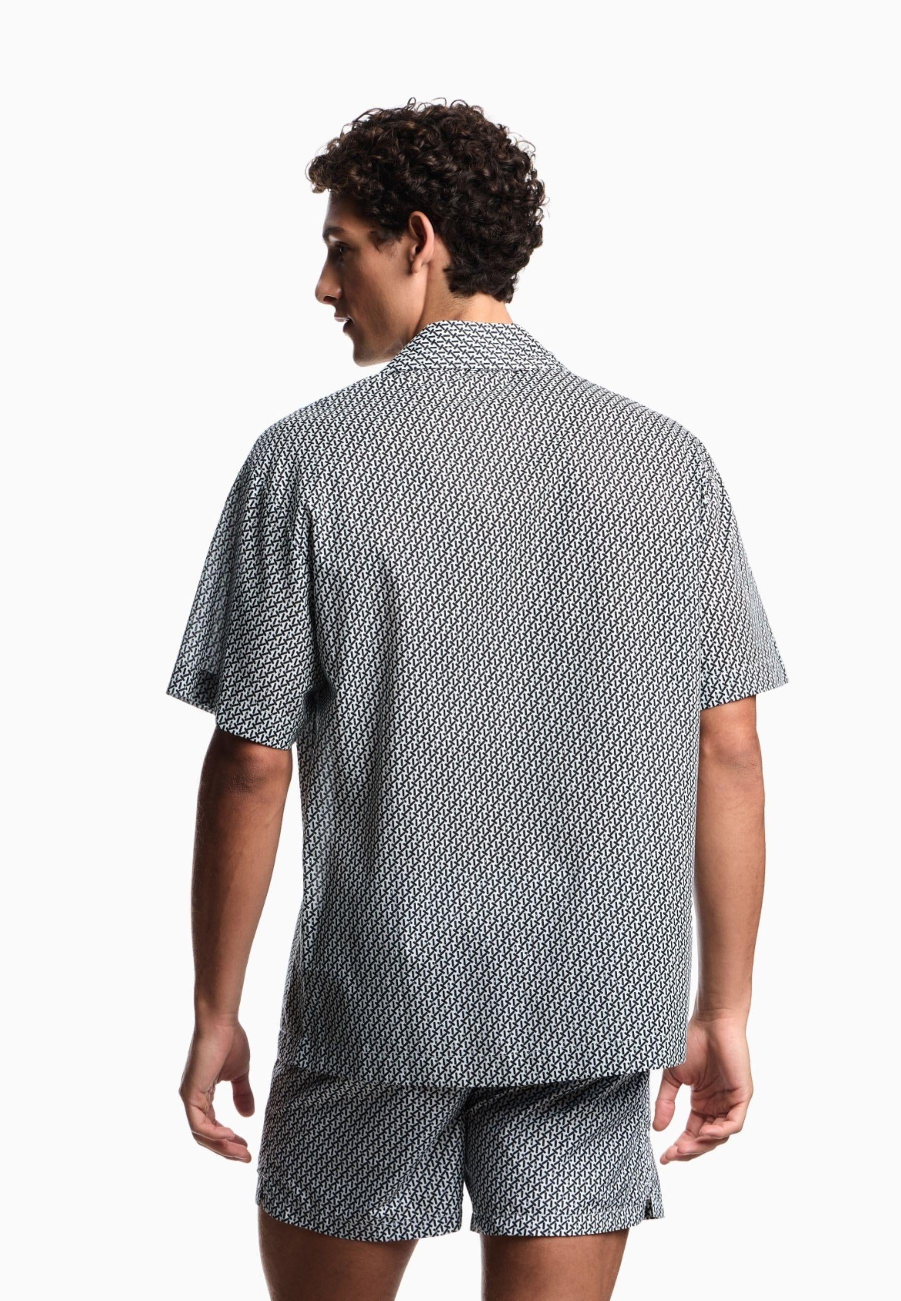 EMPORIO ARMANI - Camicia Beachwear Pattern Mix