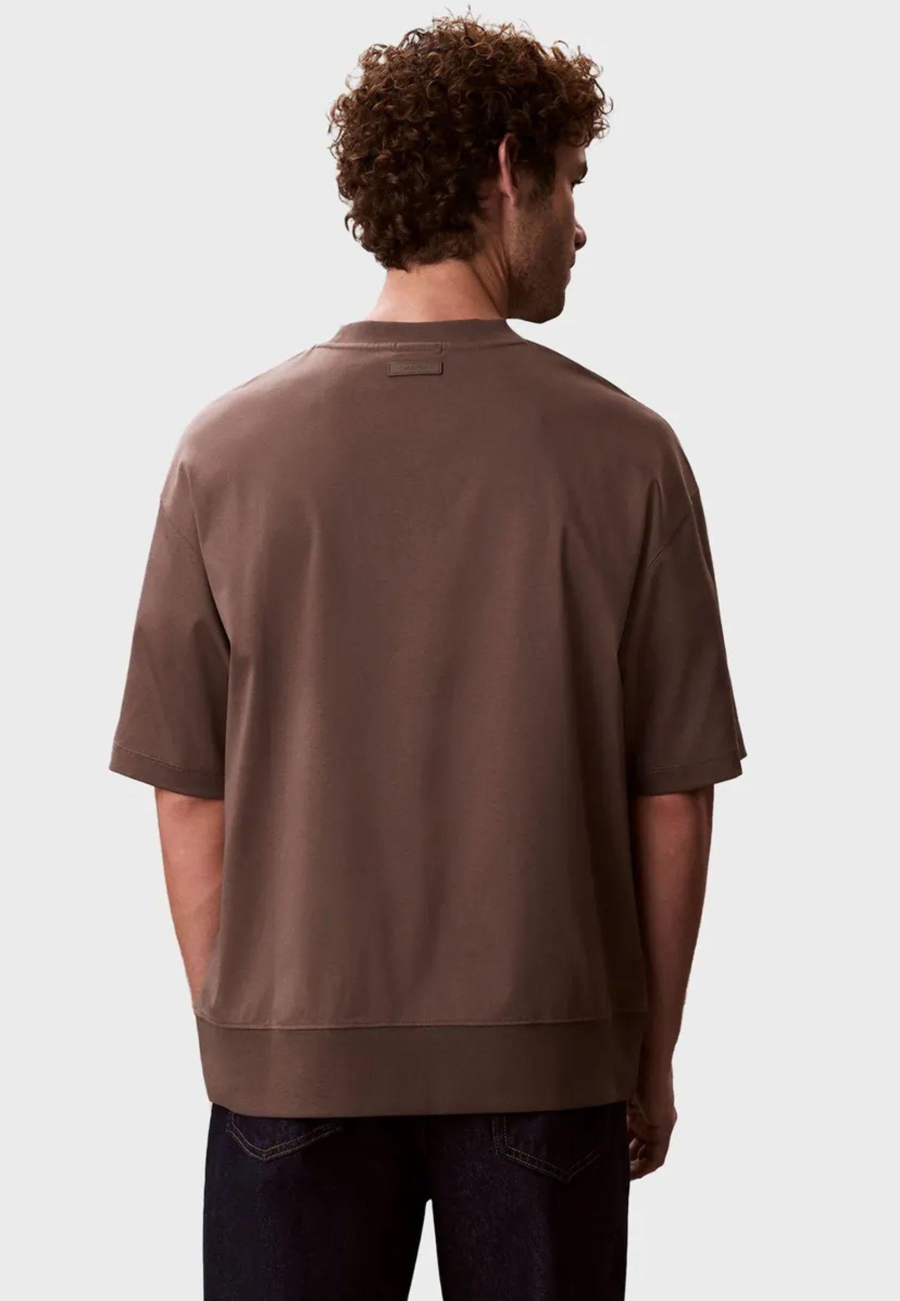 T-shirt uomo in cotone mercerizzato - Calvin Klein