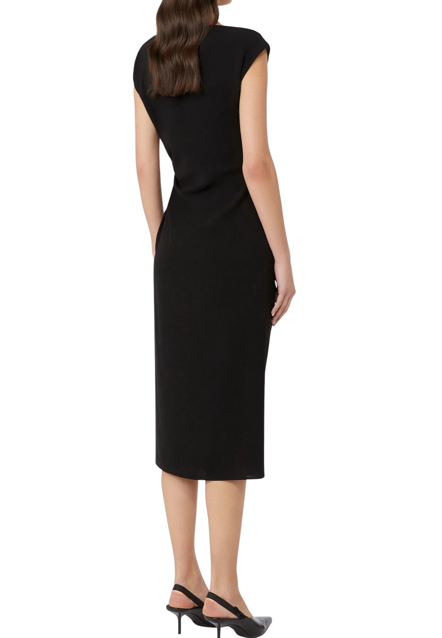 Abito midi "Aia" Max Mara - nero