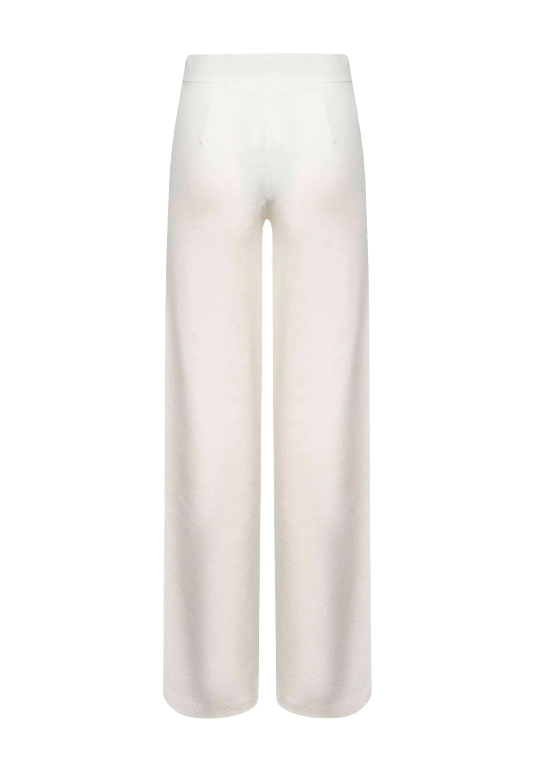 Max Mara Studio - Pantaloni Marzia in maglia a gamba larga