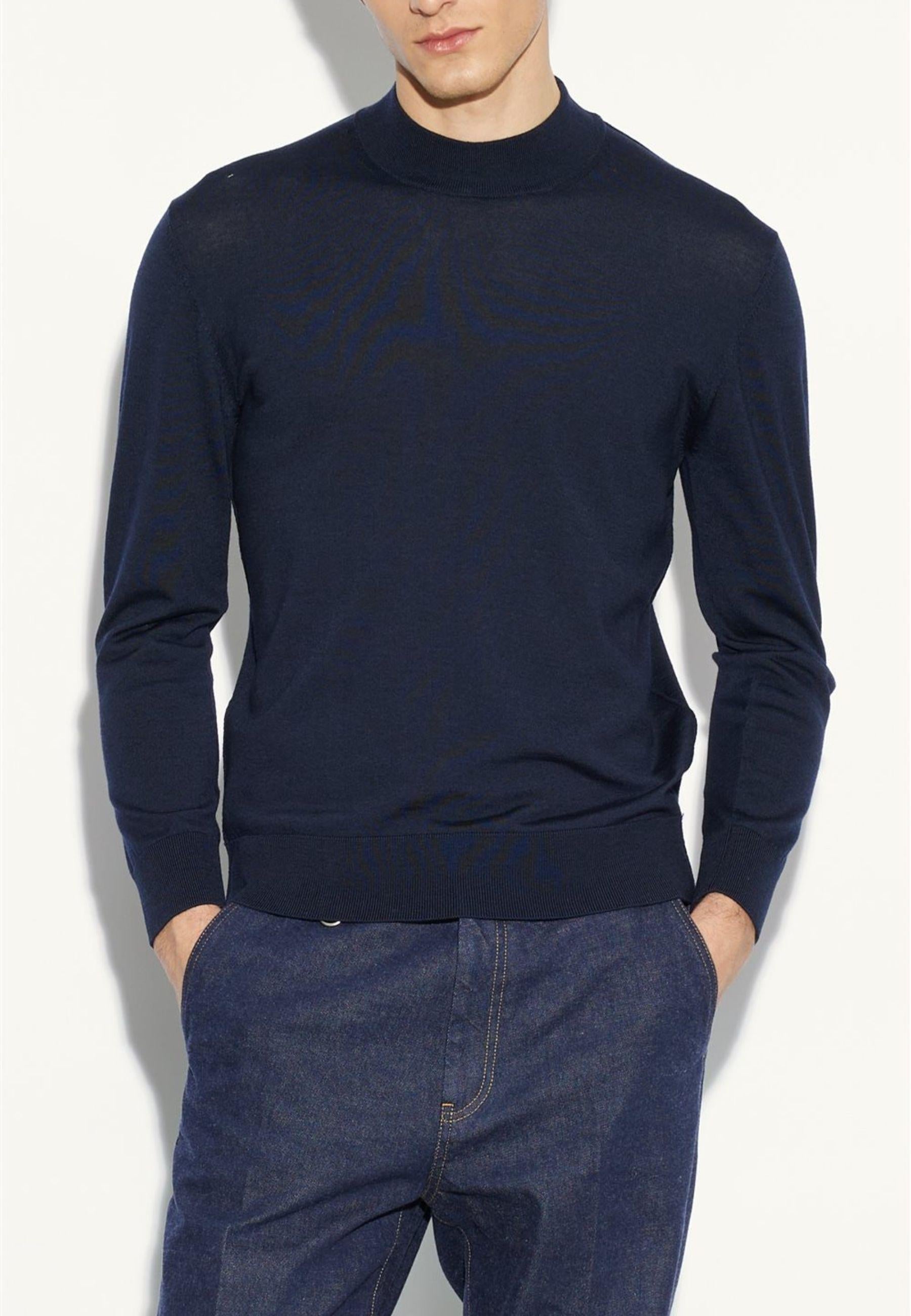 Maglia Girocollo in Lana Vergine Finezza 16