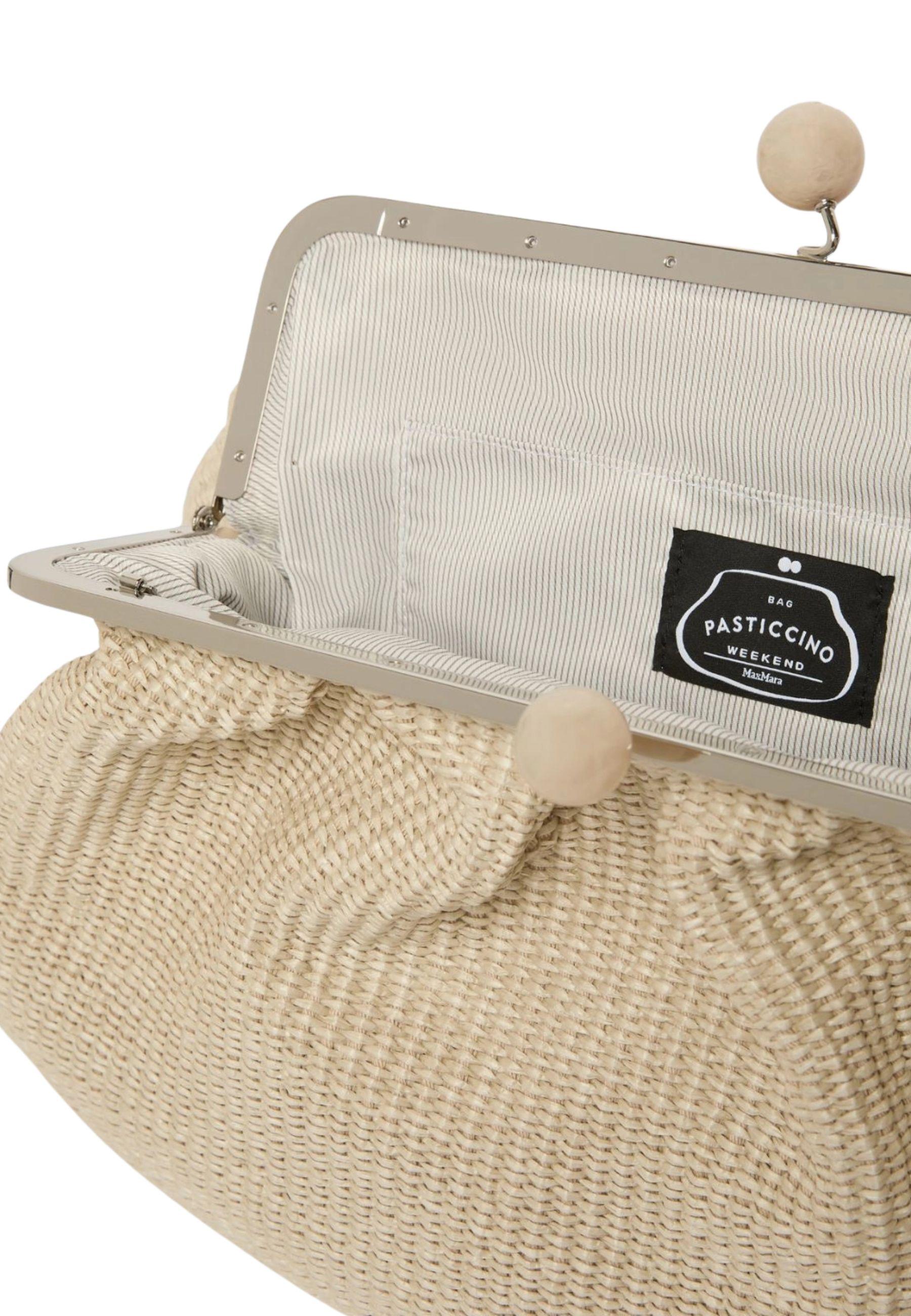 Weekend Max Mara Pasticcino Bag Large Effetto Rafia