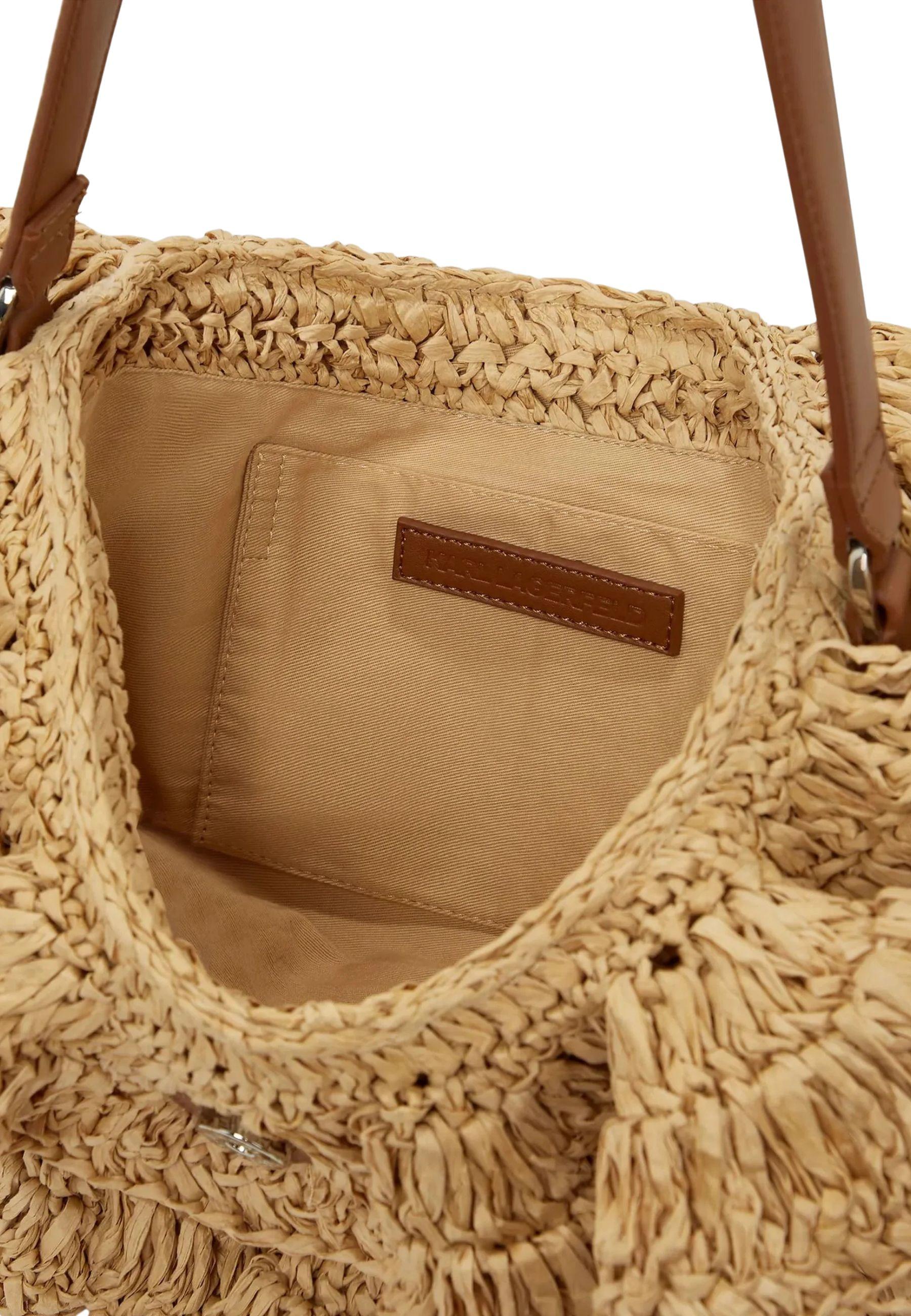 Borsa a spalla K/Signature con volant