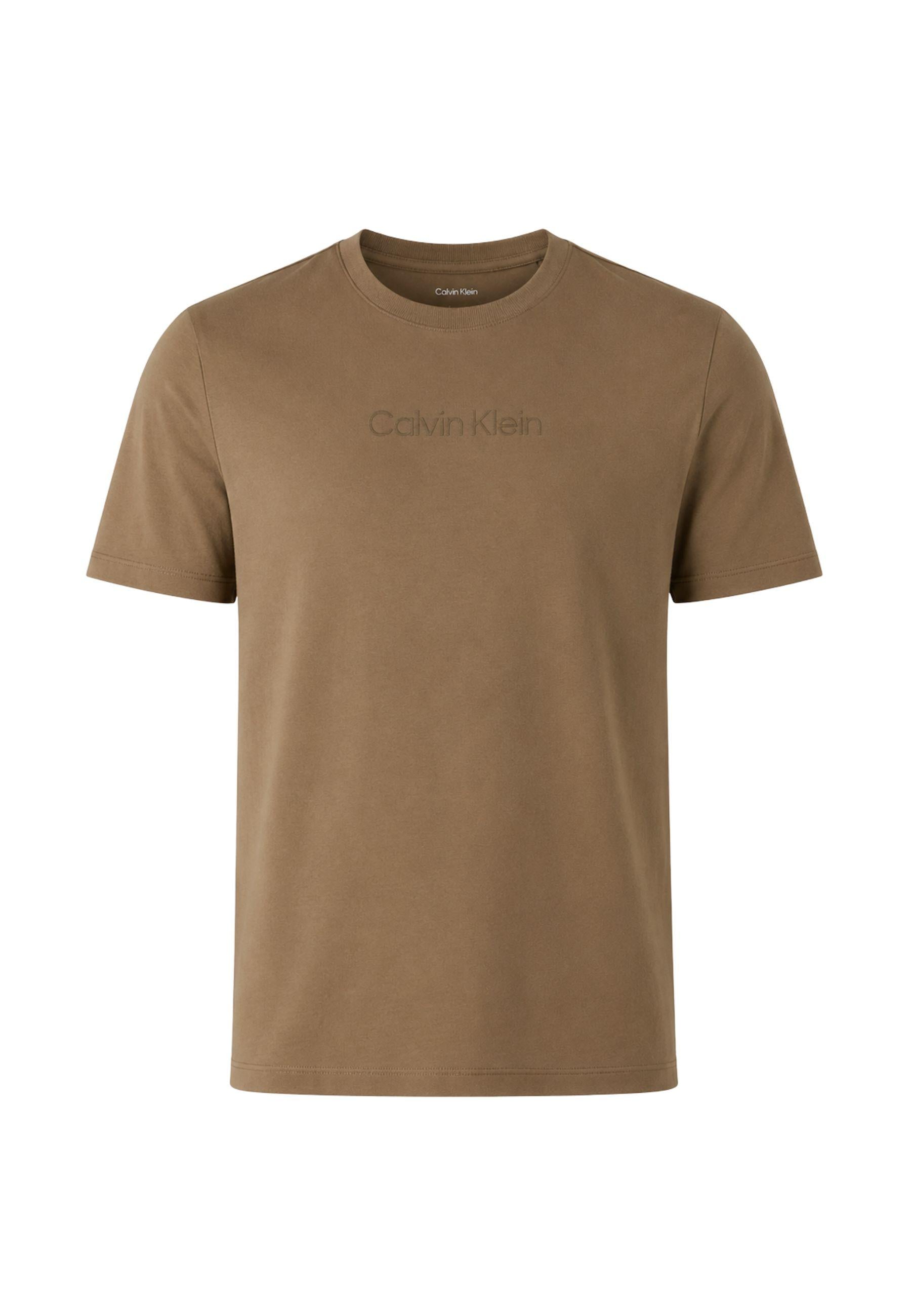 Calvin Klein - T-shirt uomo logo tono su tono