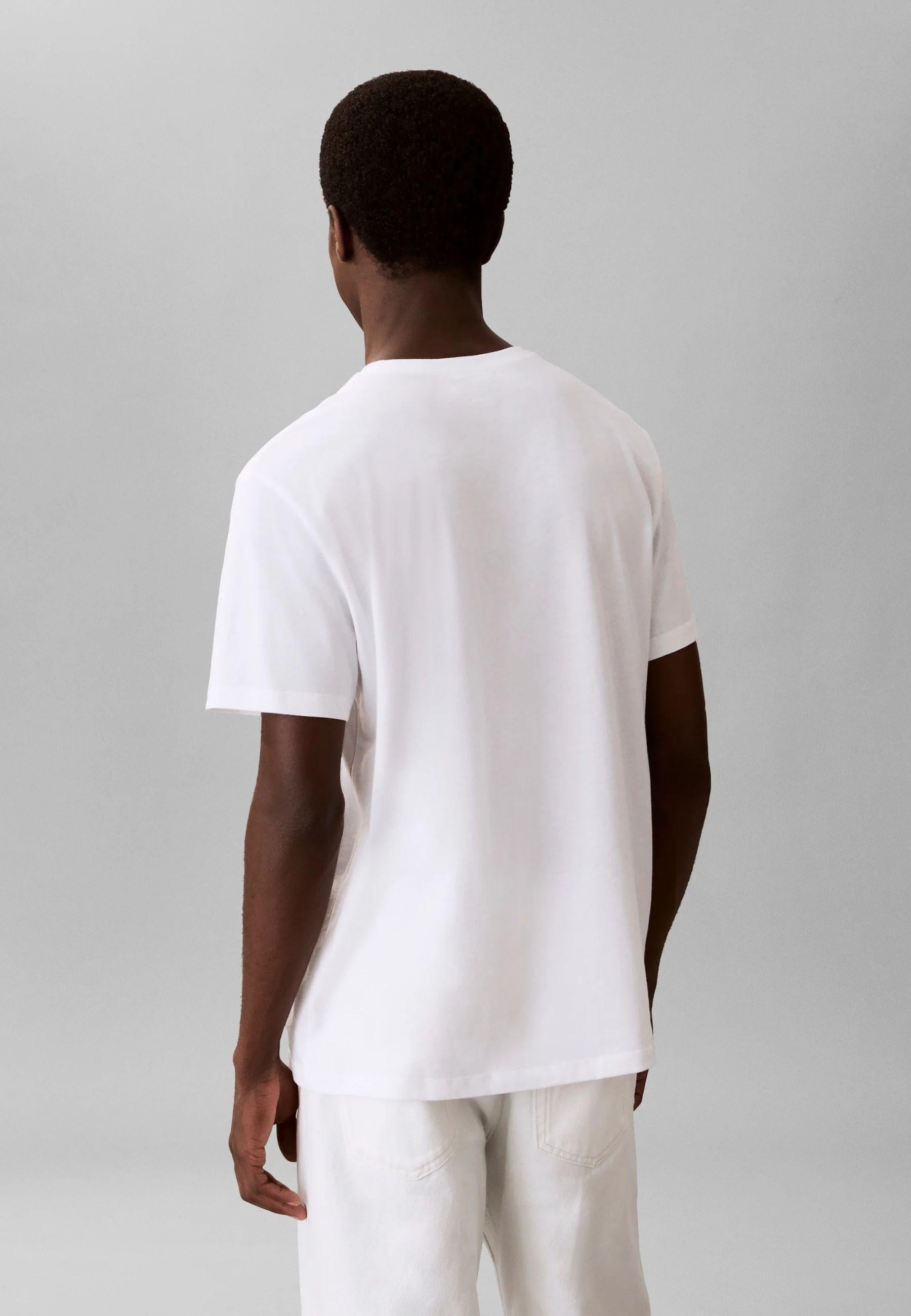 Calvin Klein - T-shirt logo in jersey di cotone