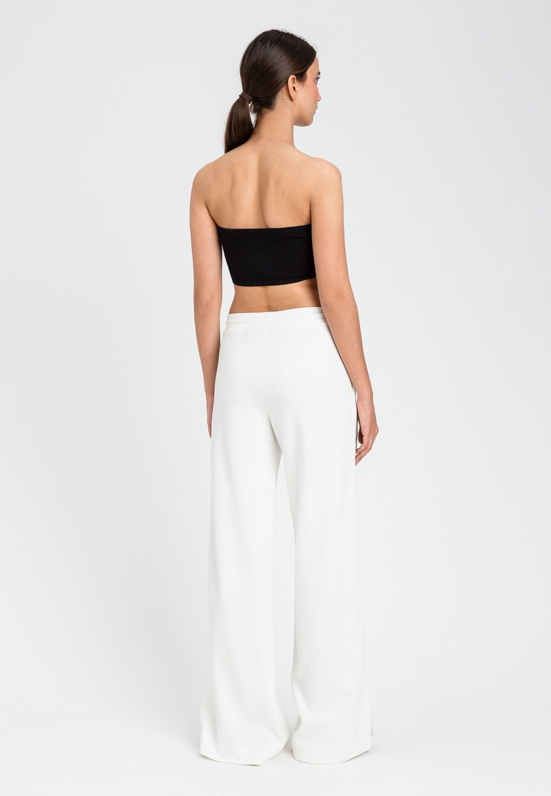 Pantalone ampio con bande laterali e spacchi - Actitude