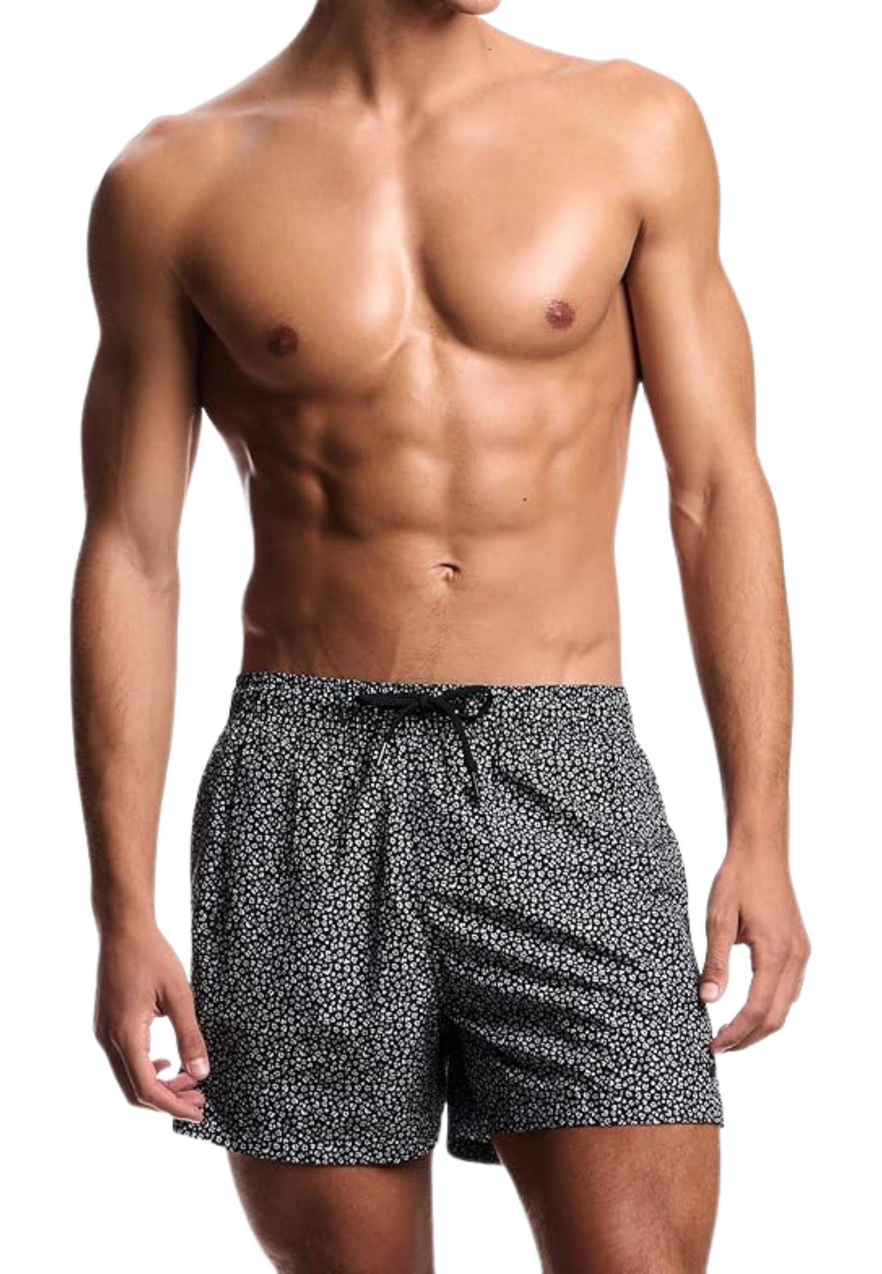 Emporio Armani - Boxer mare stampa micro fantasia