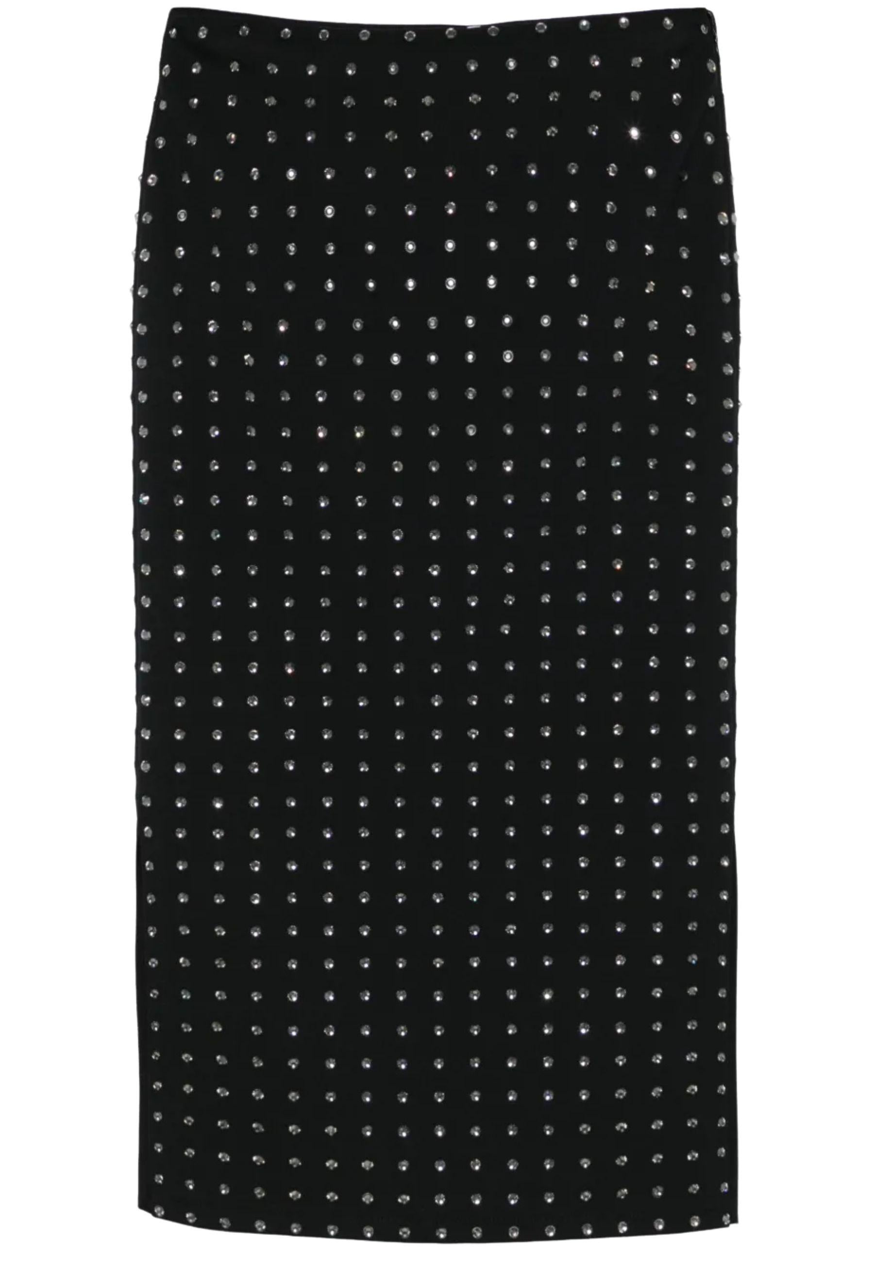 Sportmax - Gonna midi con cristalli
