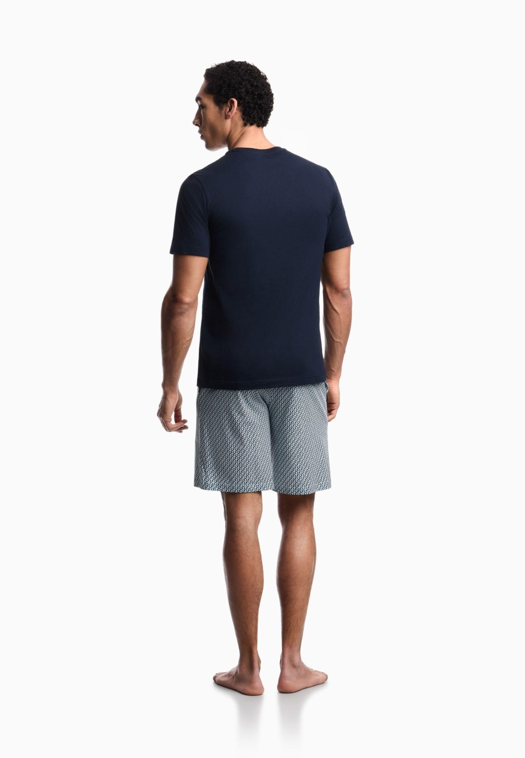 Emporio Armani - Pigiama 2 pezzi in jersey di cotone