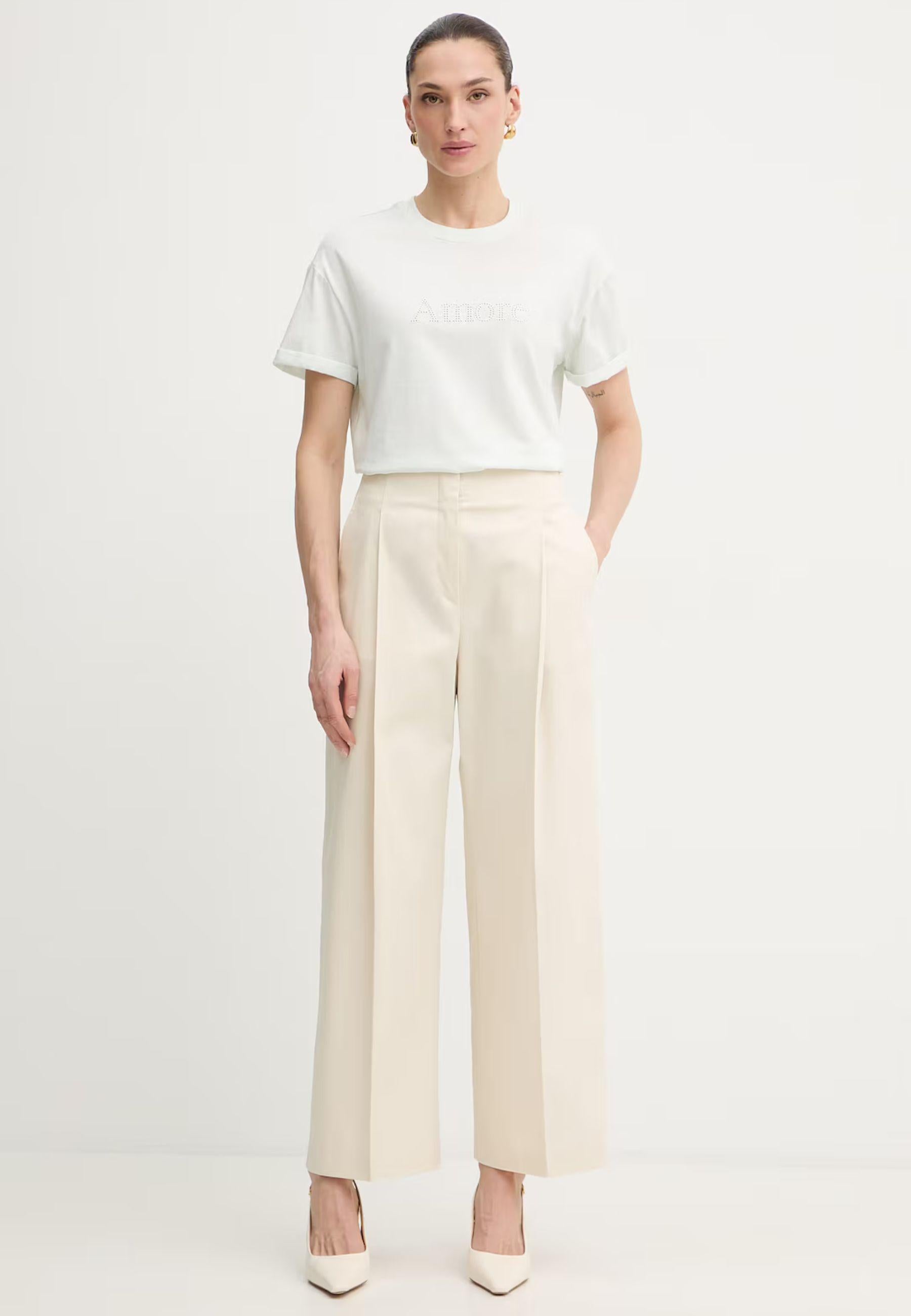 T-shirt Twinset Actitude "Amore" - Bianco