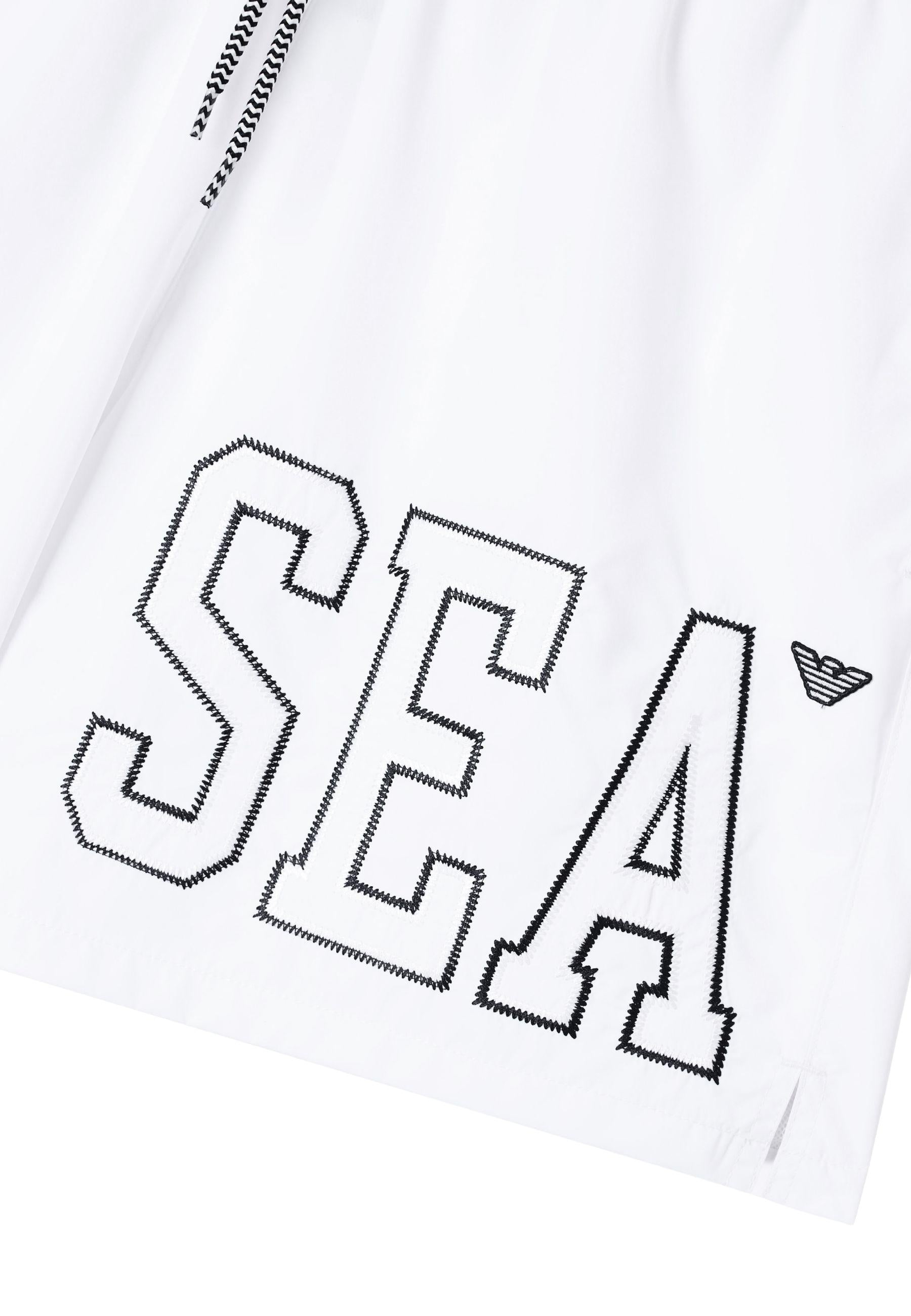 Bermuda Mare Uomo Logo SEA - Emporio Armani