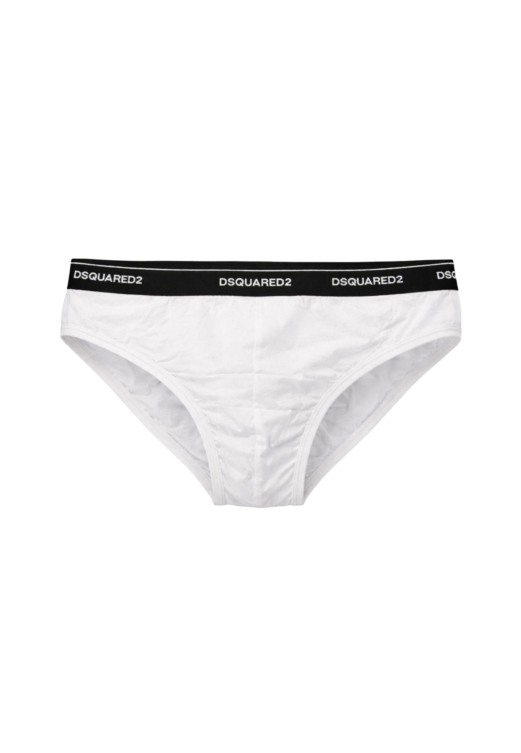 Dsquared2 Slip Uomo in Cotone con Logo