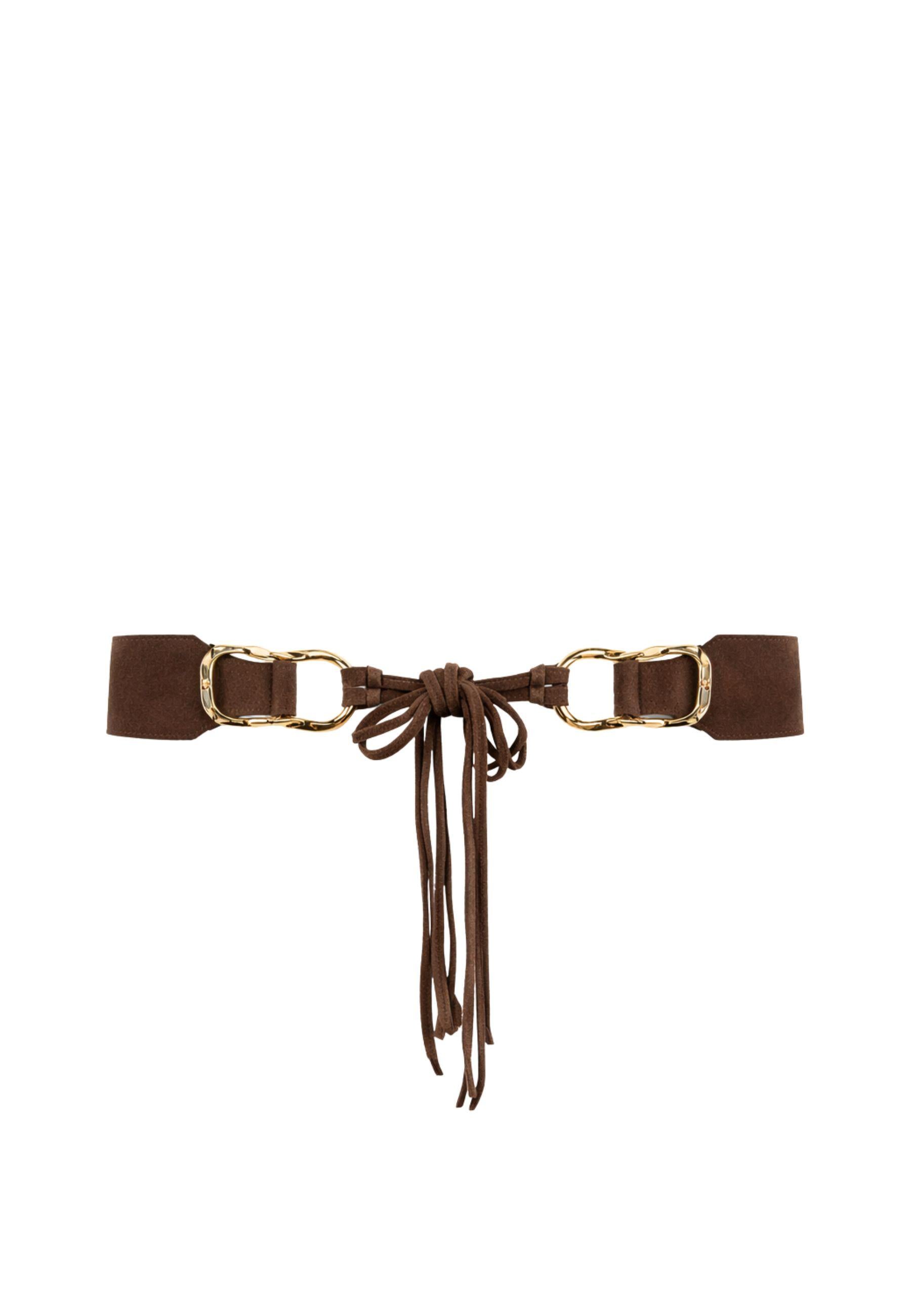 Cintura in Pelle Martellata