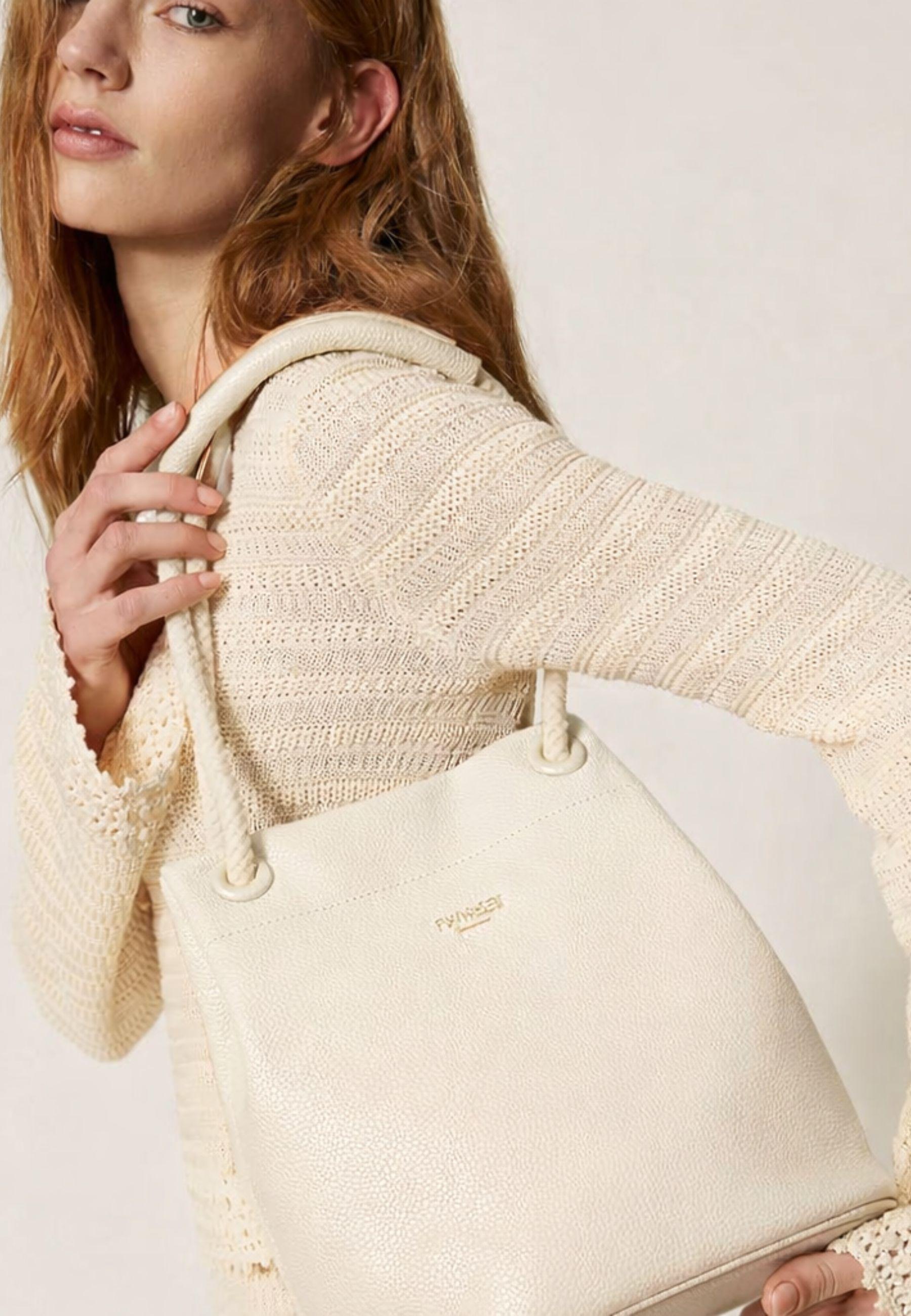Borsa secchiello con manici in corda