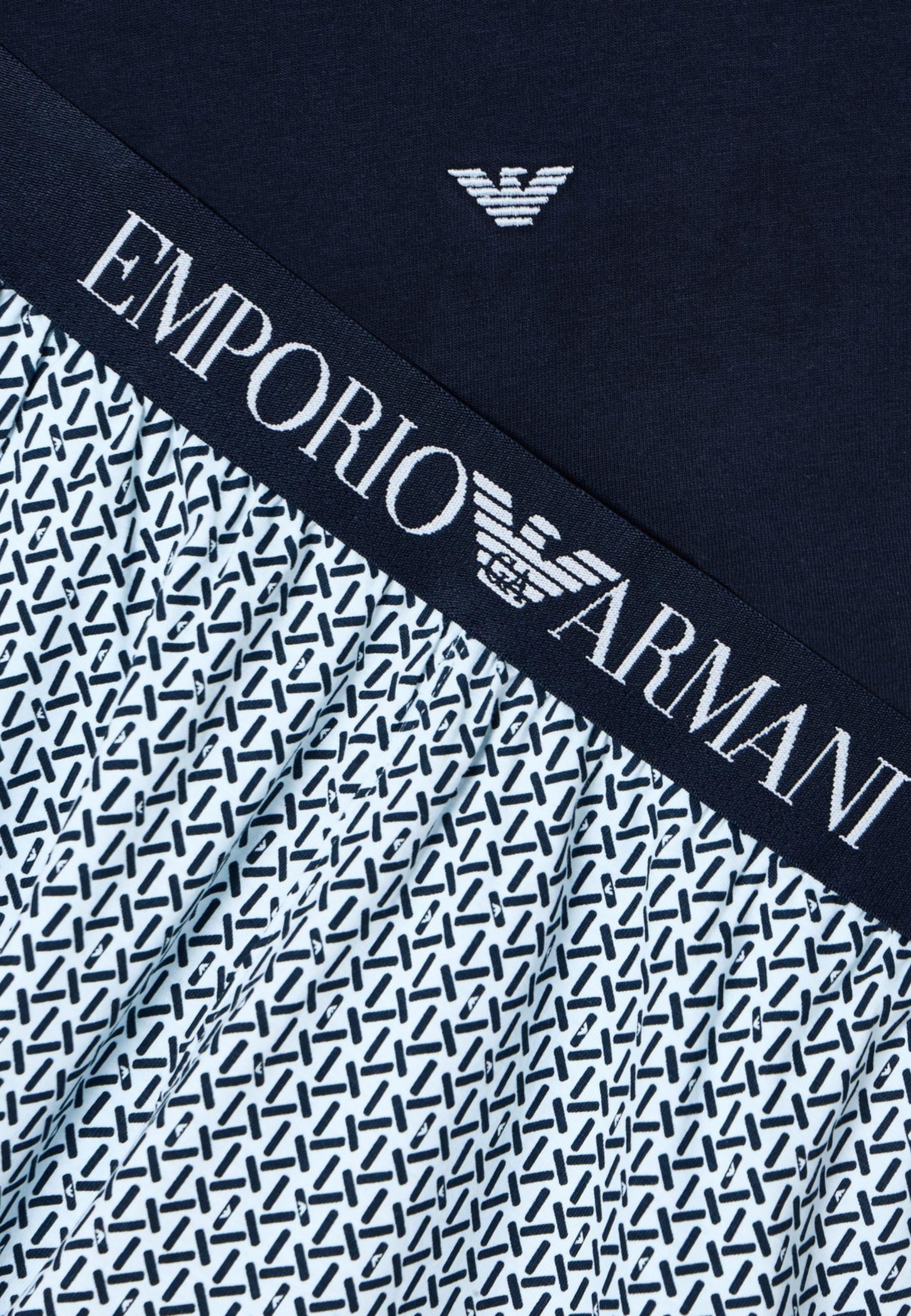Emporio Armani - Pigiama 2 pezzi in jersey di cotone