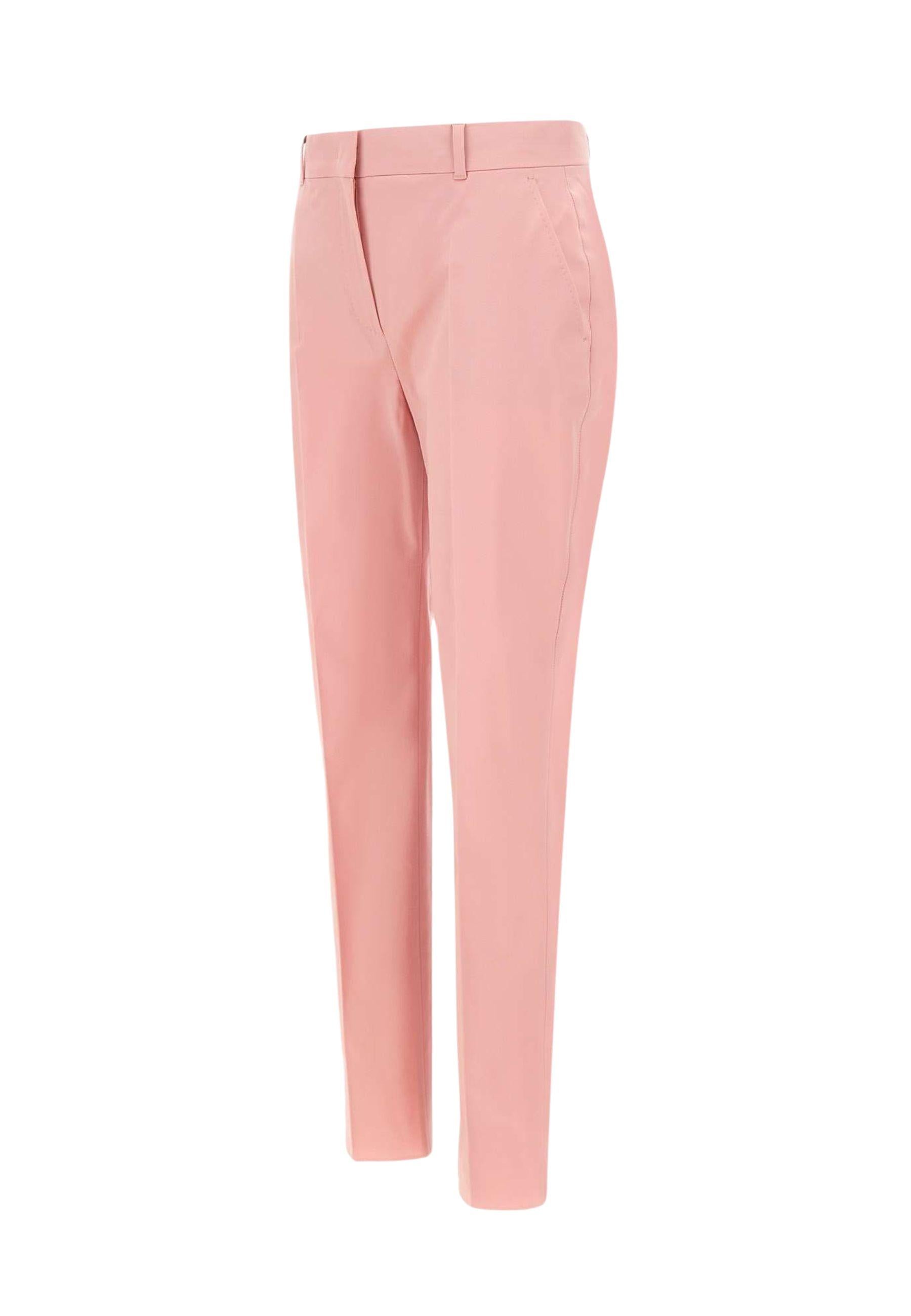 Pantaloni "David" in gabardina di cotone