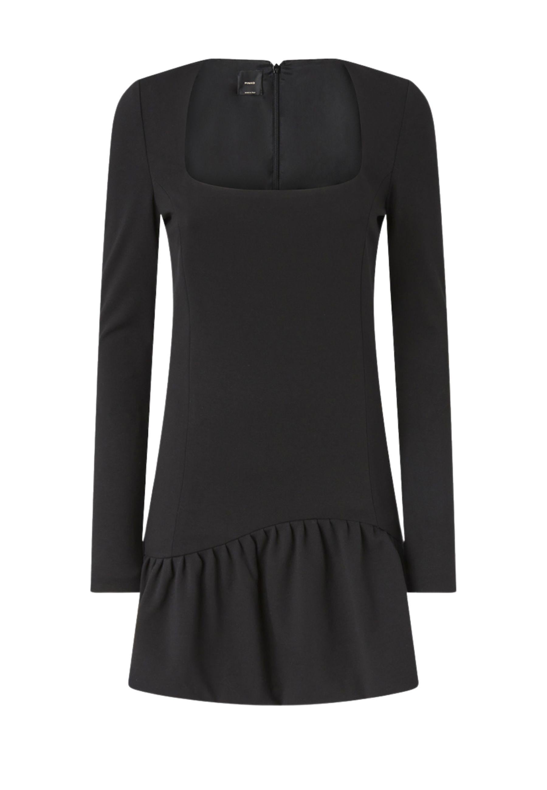 Mini Abito Pinko con Scollo Squadrato