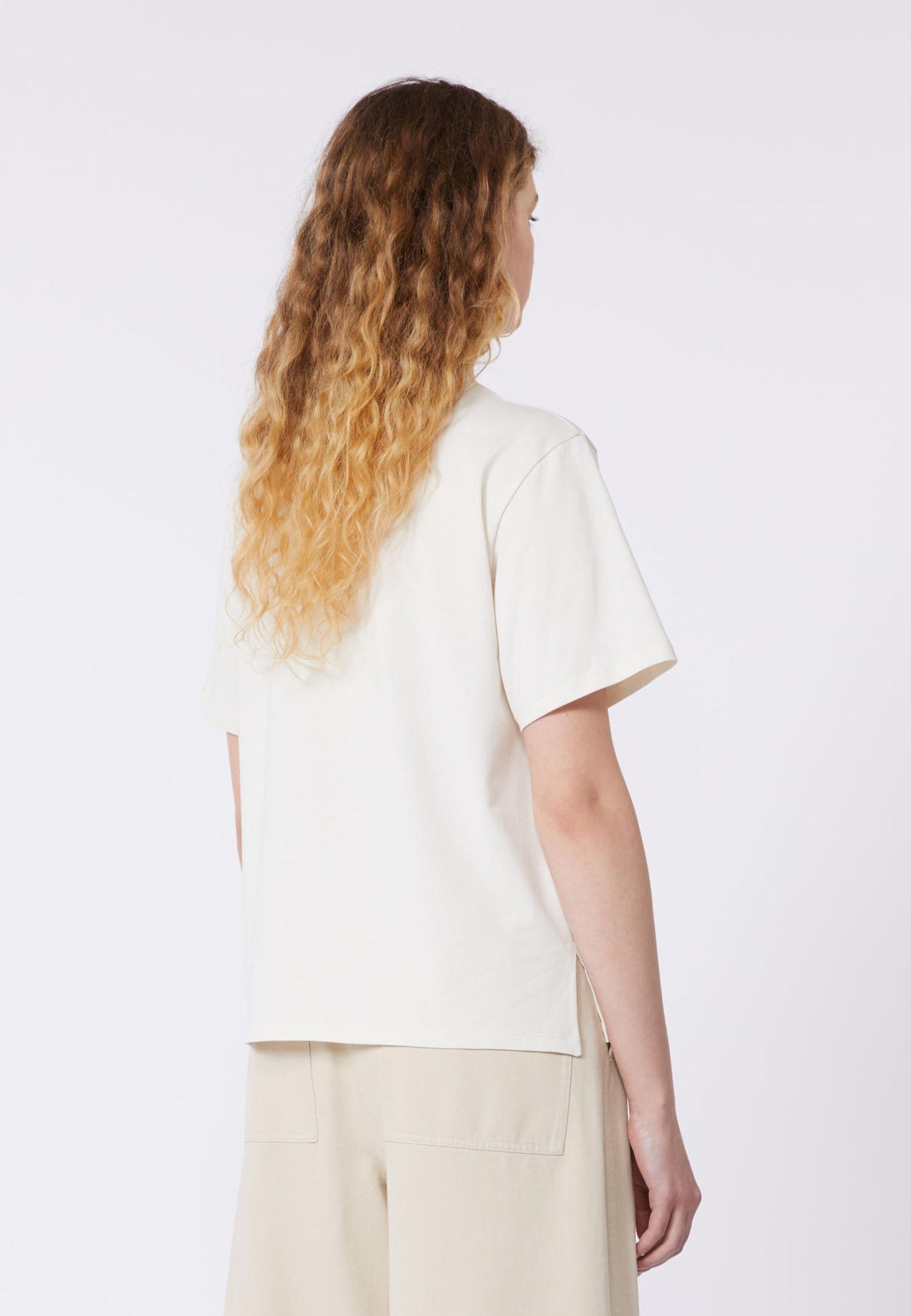 Weekend Max Mara - T-shirt in jersey di cotone con ricami
