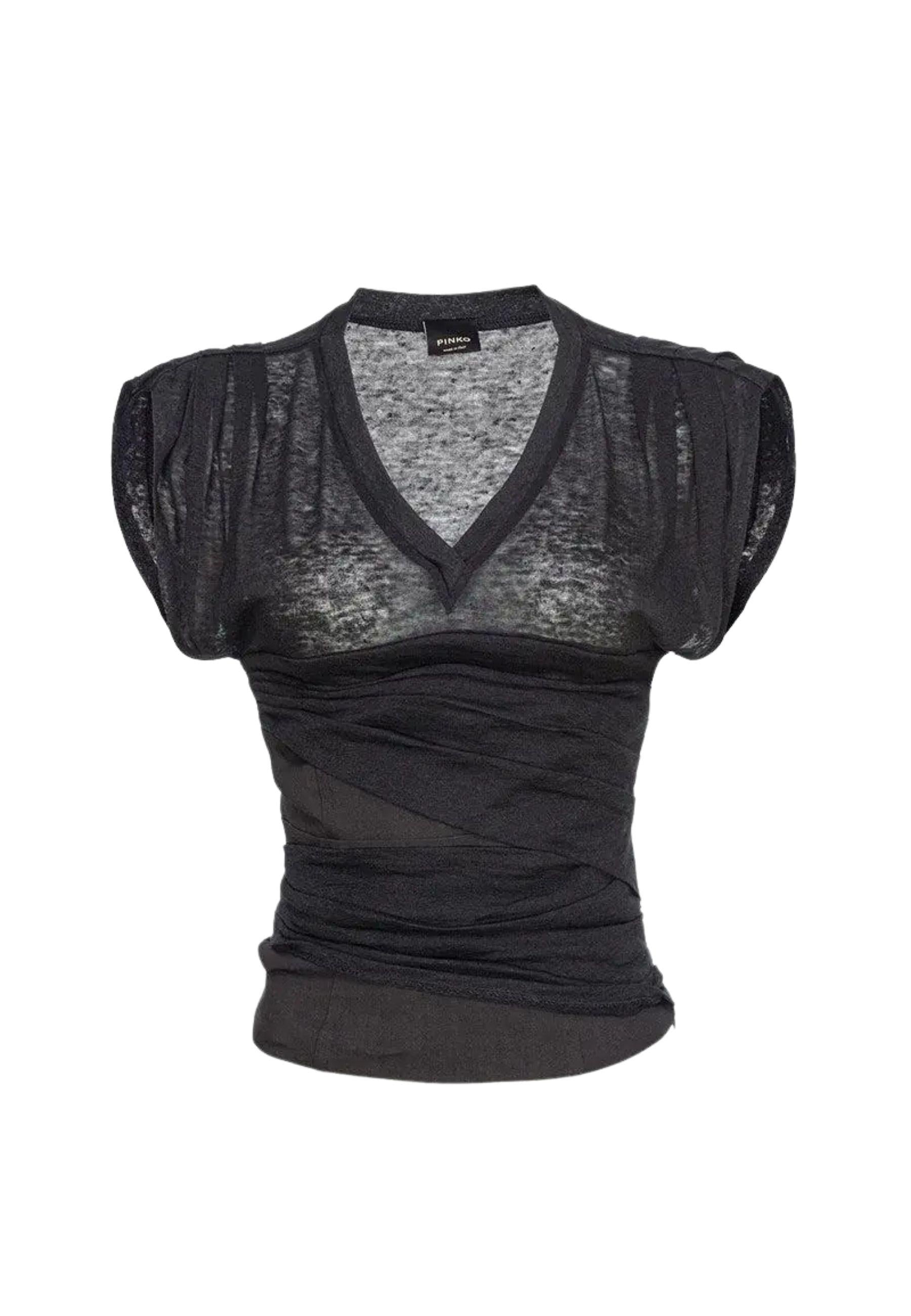 Torn Tank Top in maglia con effetto destroyed