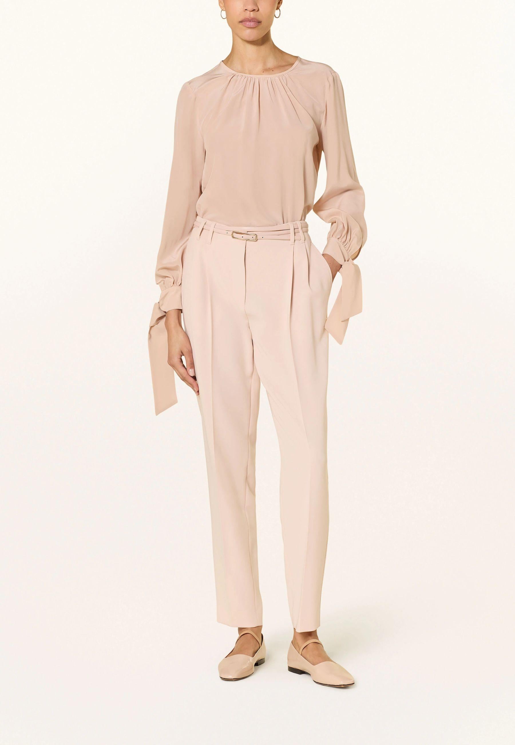 Max Mara Studio - Blusa in seta con fiocchi ai polsi