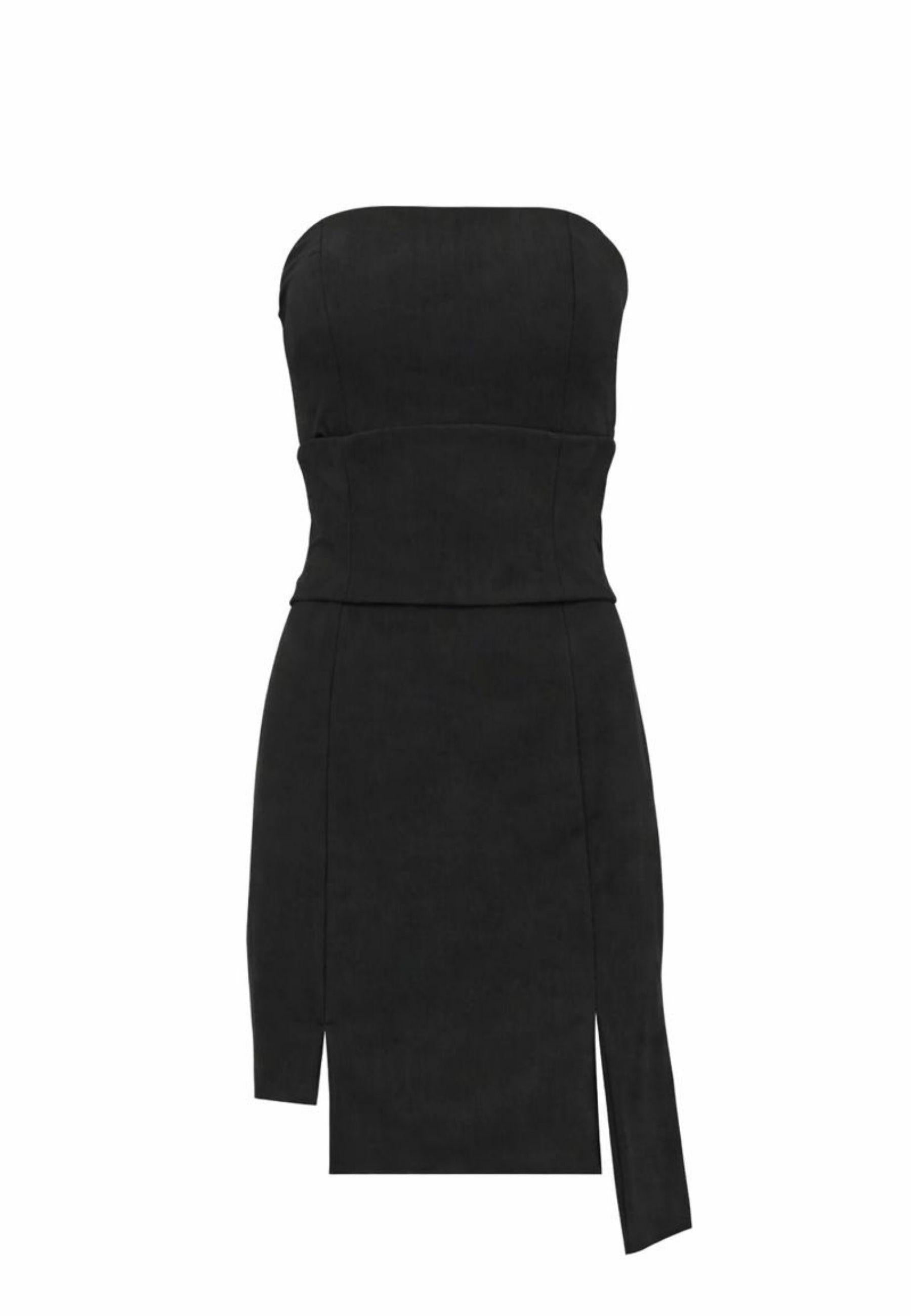 Mini dress a bretelle