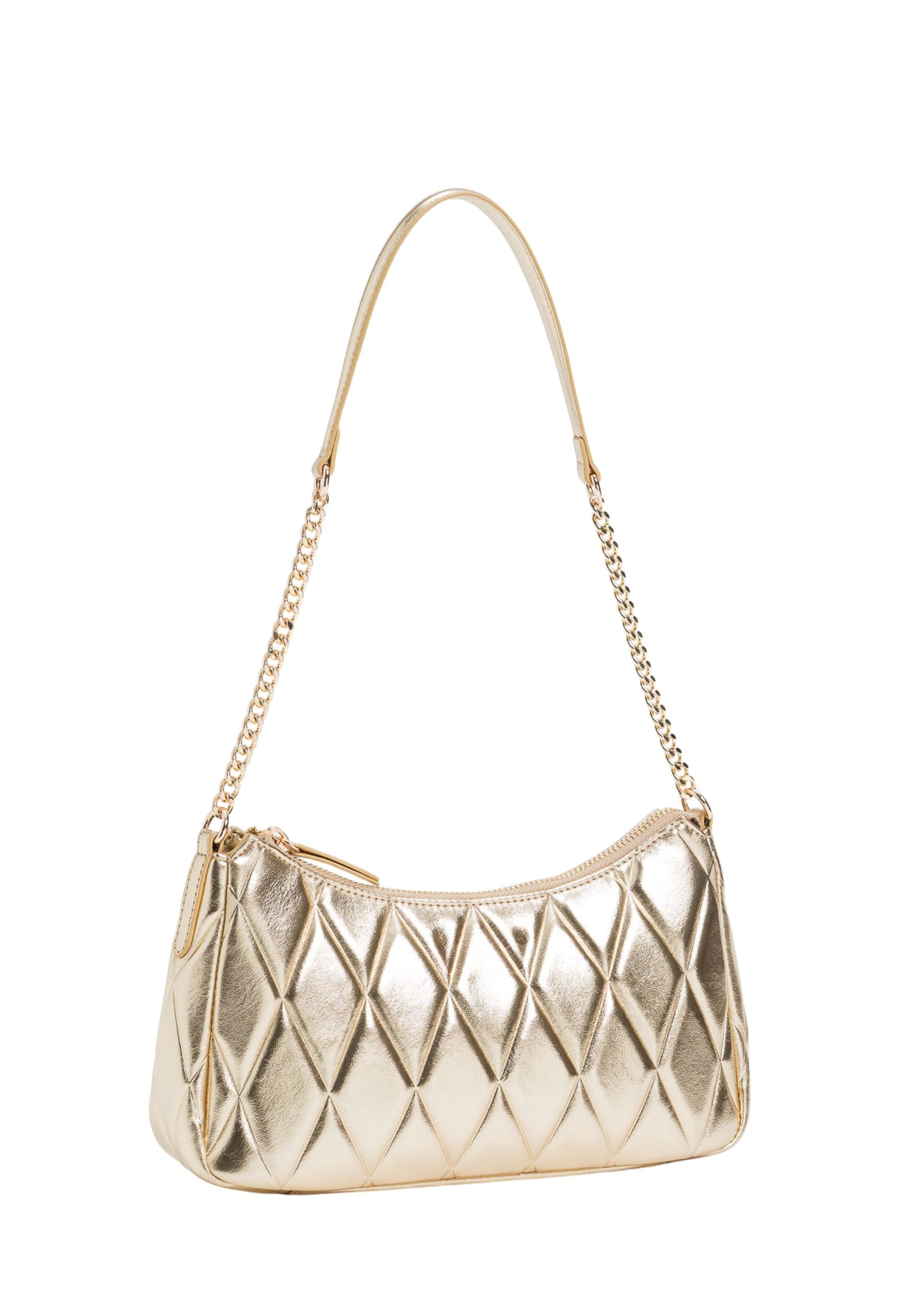 Borsa a Tracolla Twinset Quilted Oro