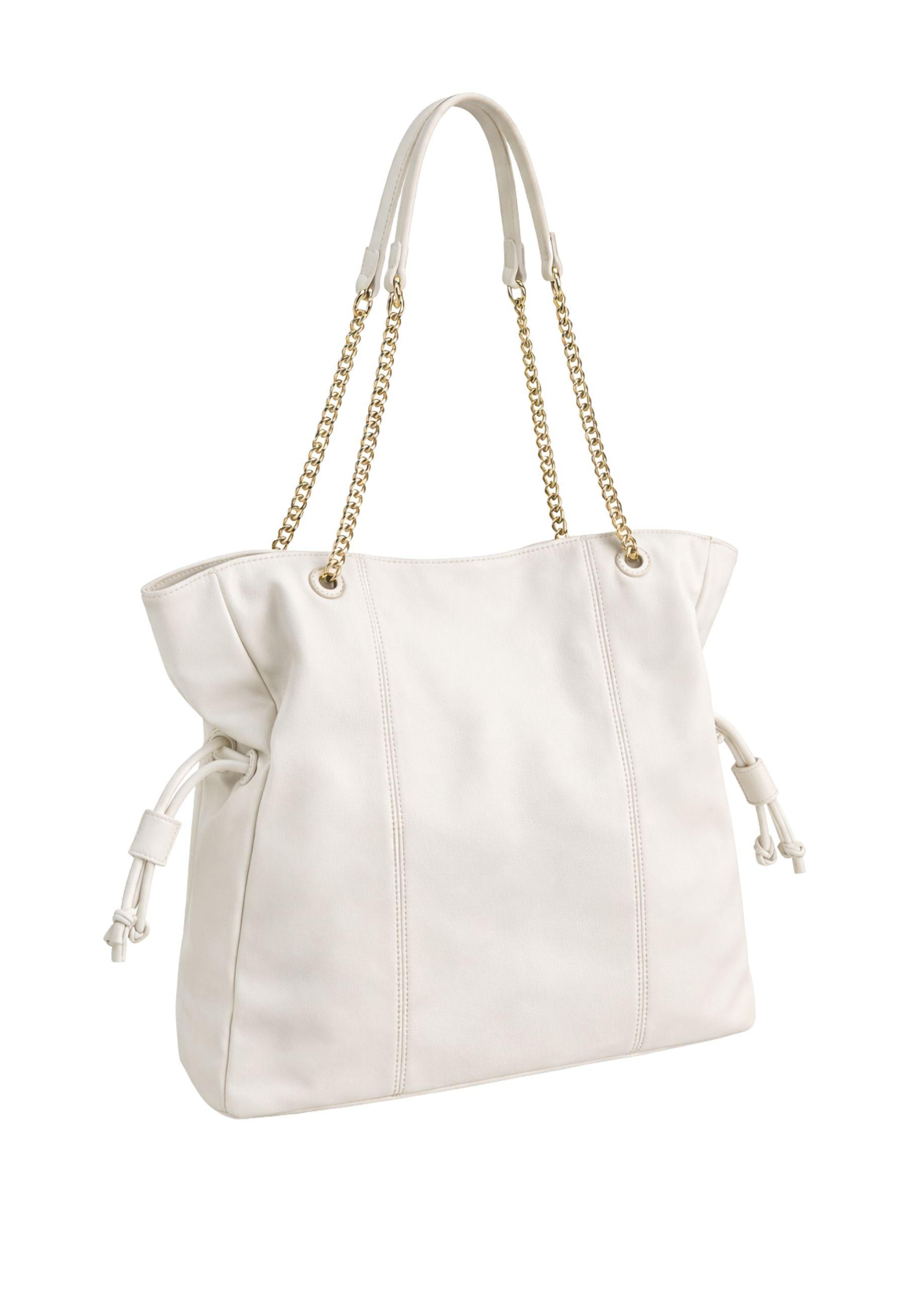 Borsa a spalla con catena e charm