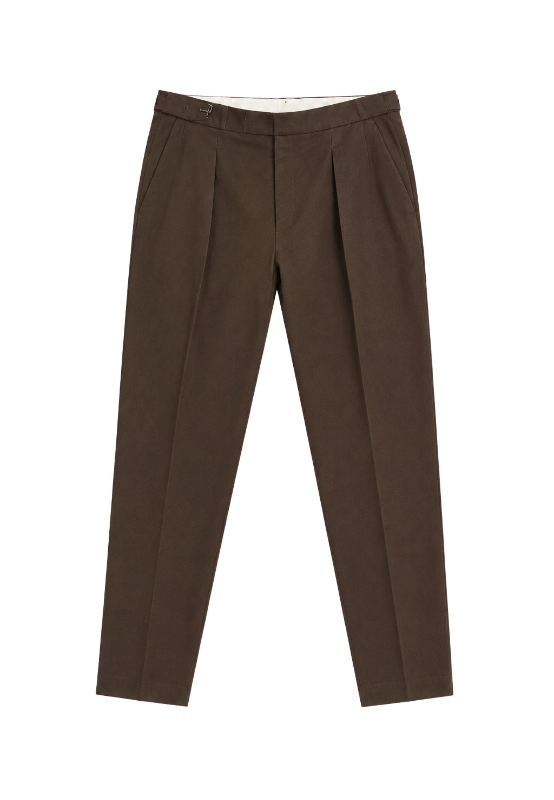 Briglia - Pantalone sartoriale in cotone e lino