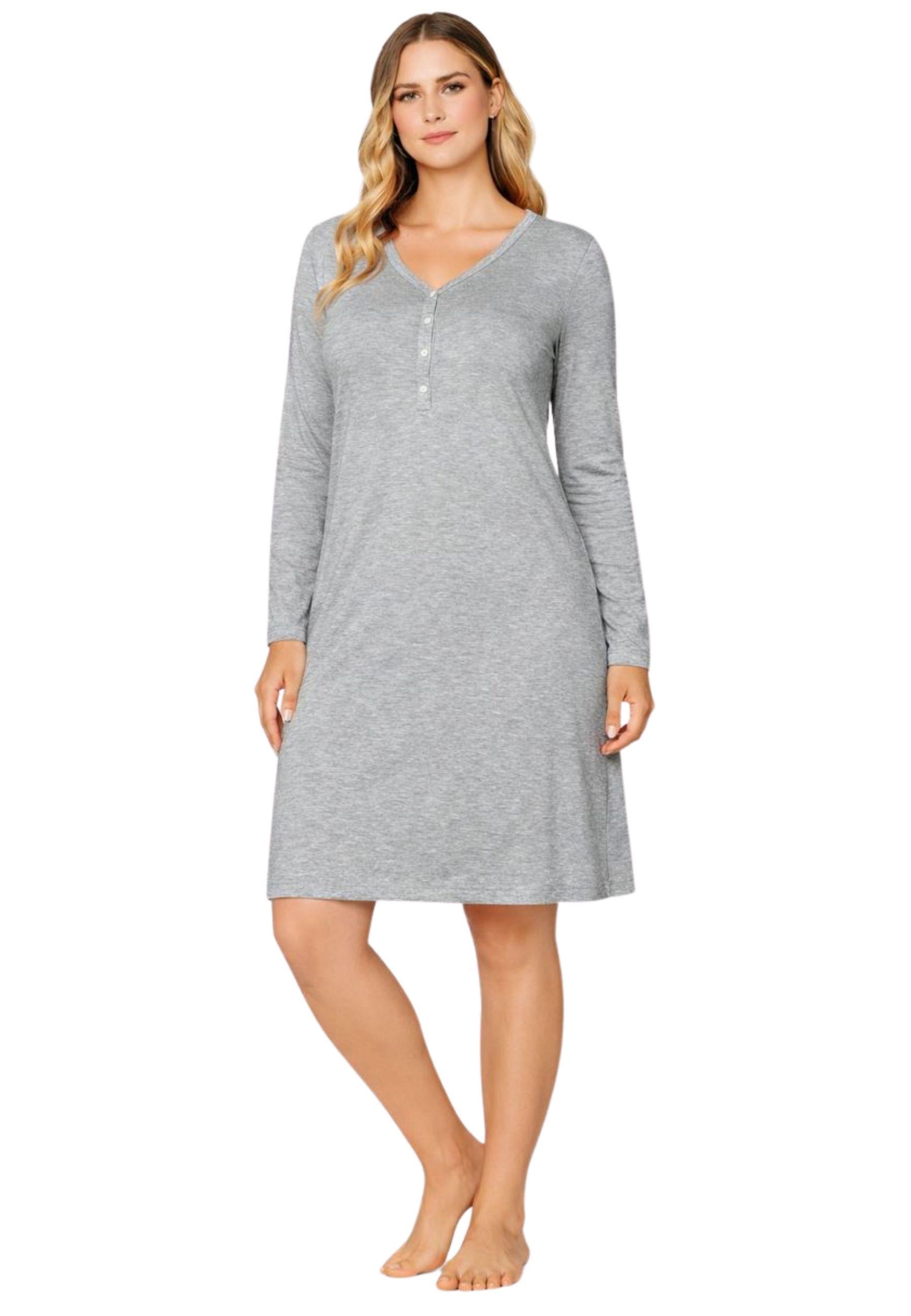 Camicia da notte Bisbigli in viscosa e cachemire