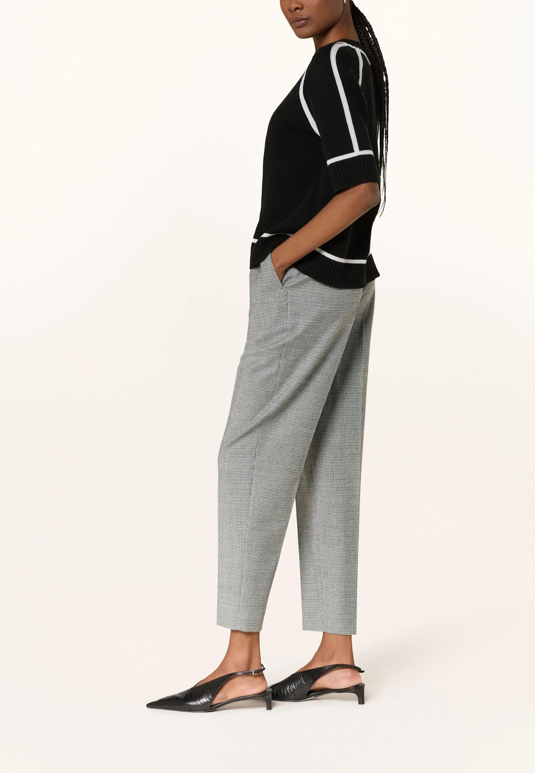 Max Mara Studio Pantaloni Donna Rania in flanella di lana stretch
