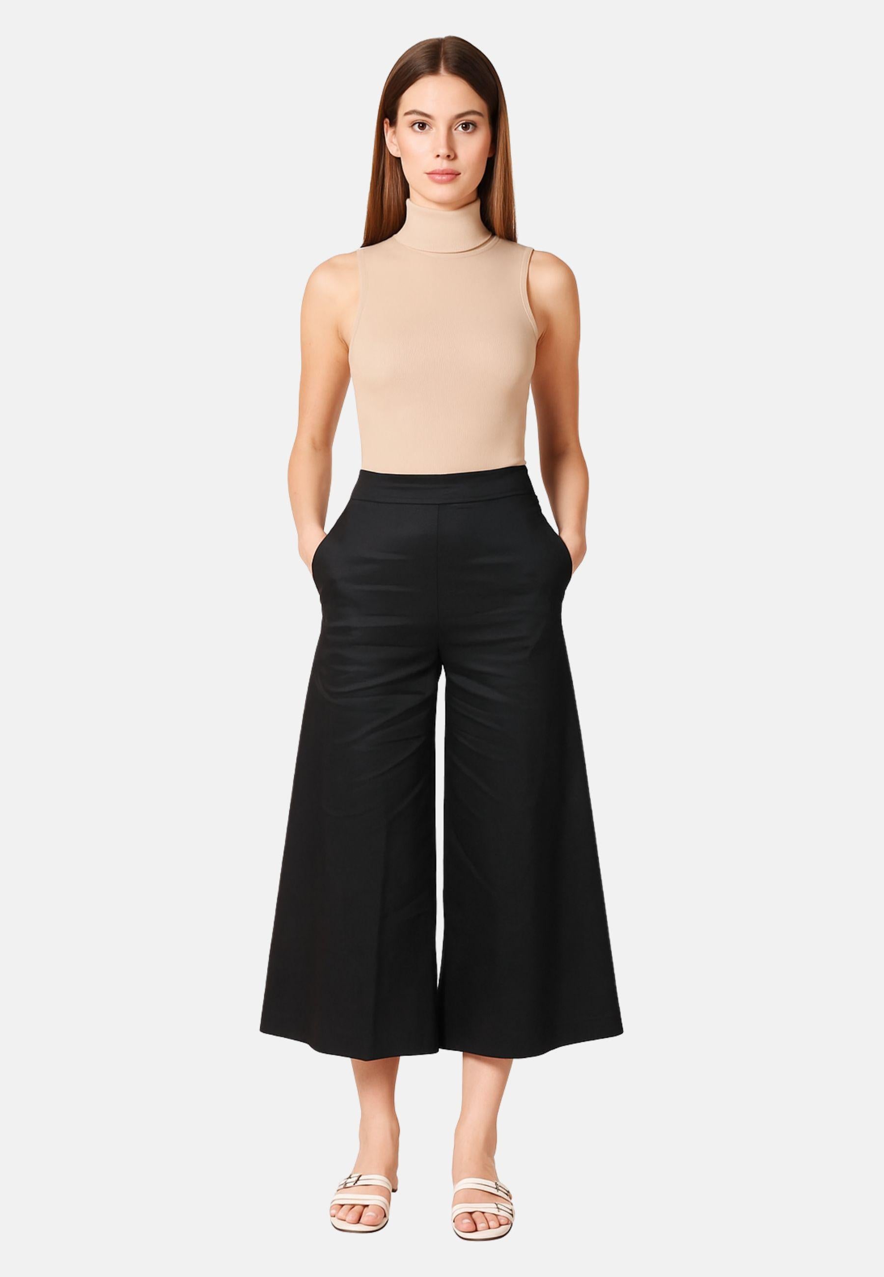 Pantalone palazzo nero - Liviana Conti<BR/>