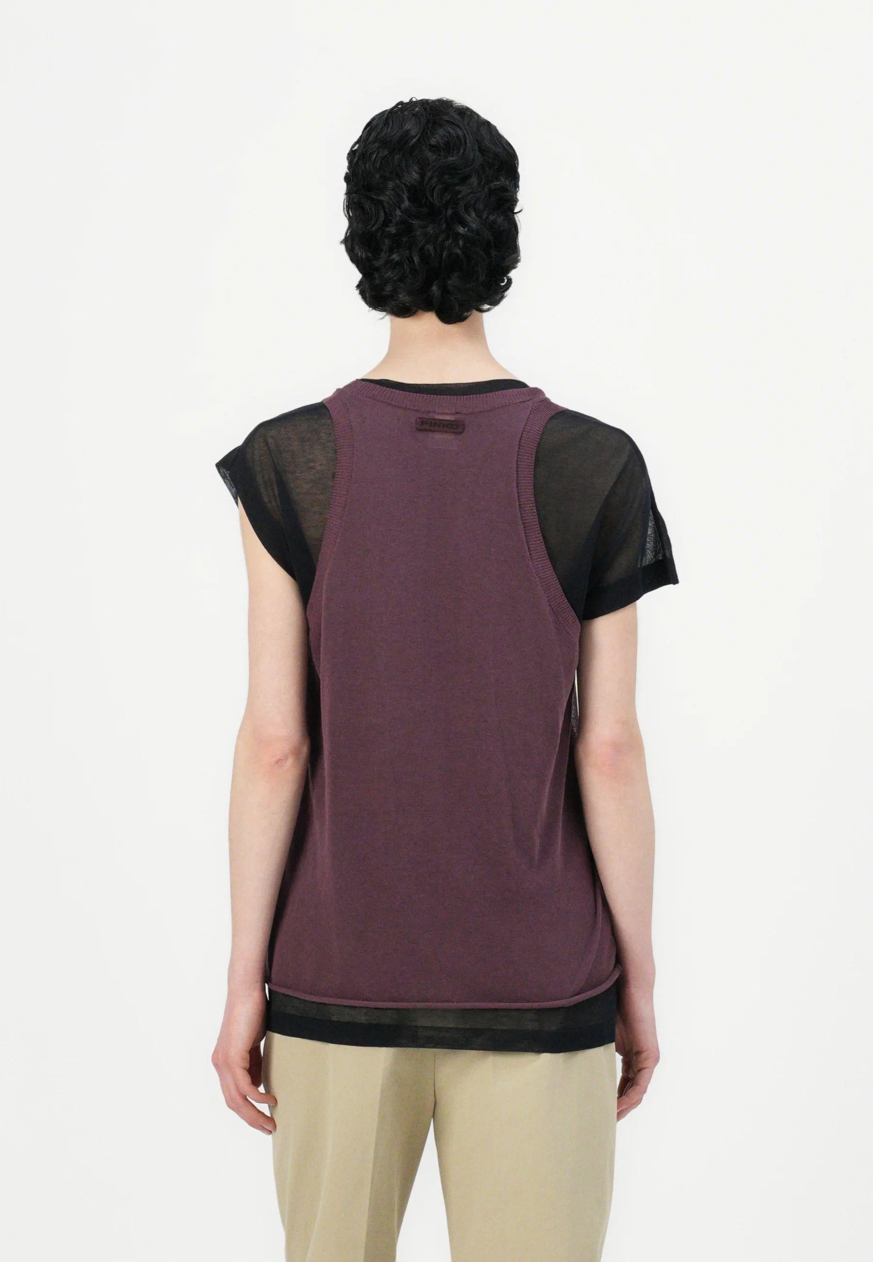 PINKO - MARK Maglia Crêpe | T-shirt Donna