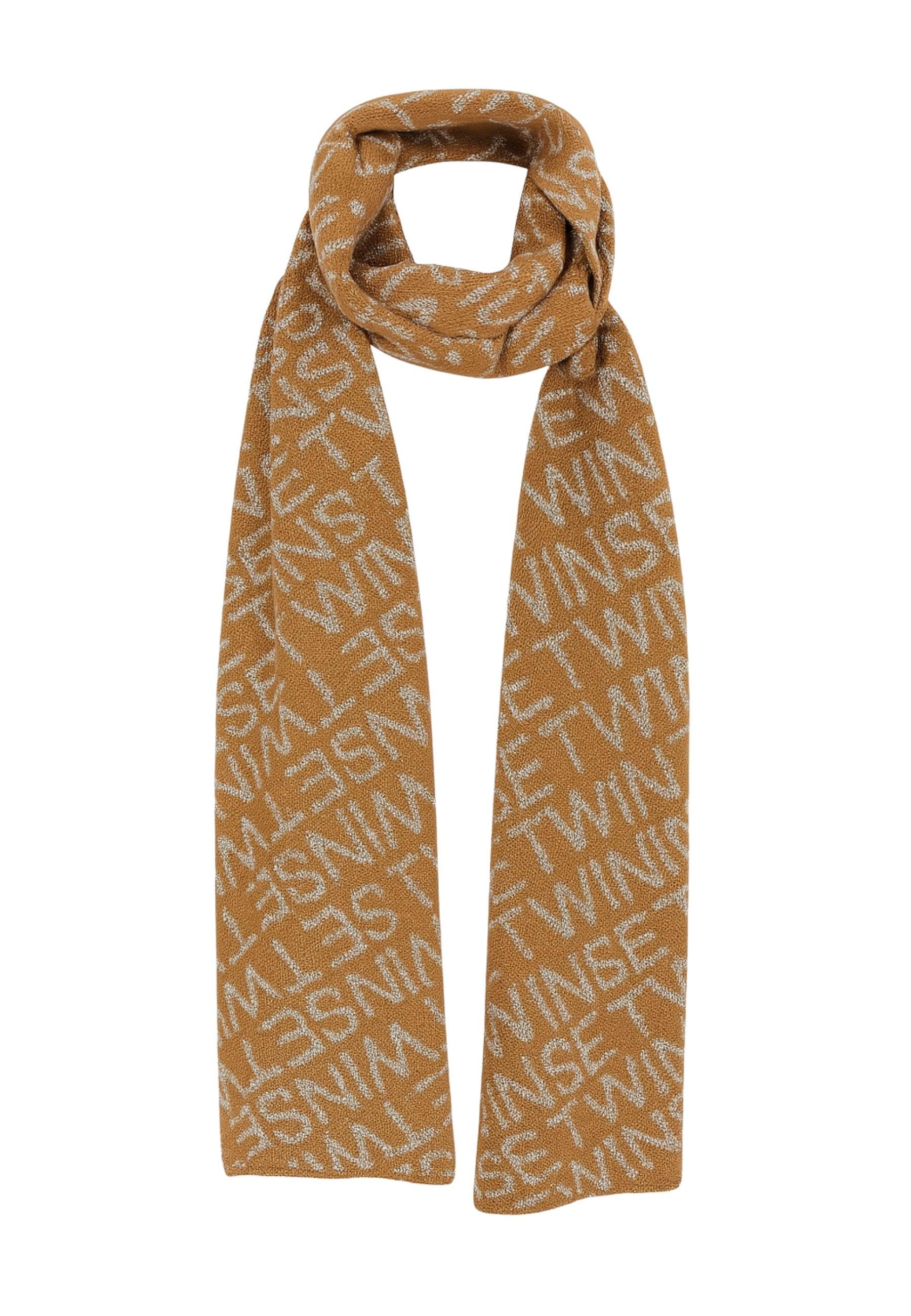 Sciarpa Twinset con logo all-over
