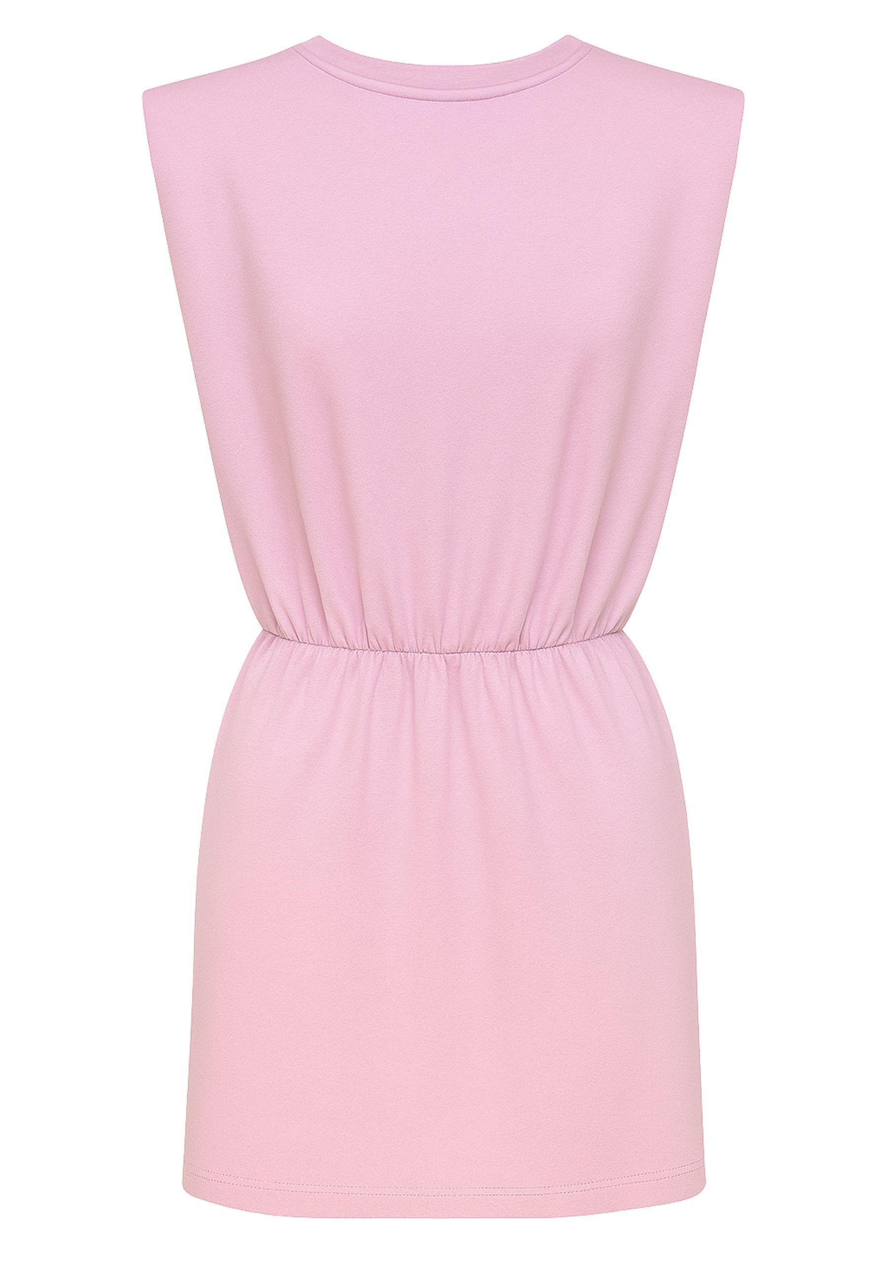 Abito corto smanicato Kostumn1 in jersey di cotone rosa