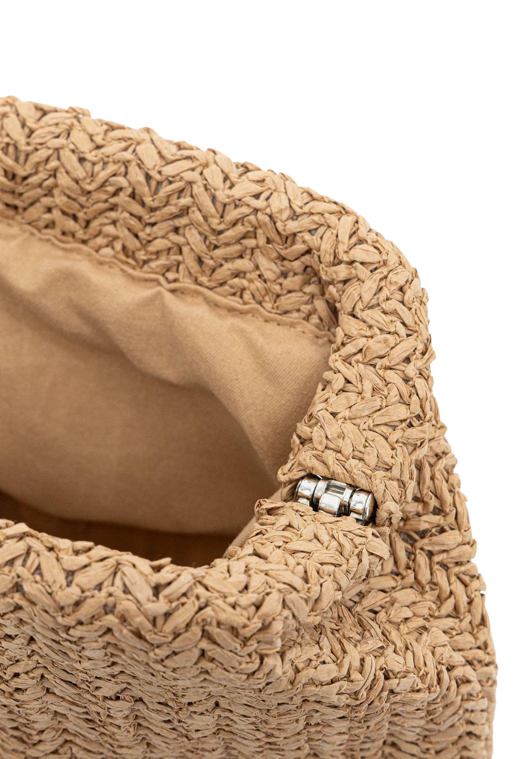 Beauty Case Intrecciato Beige - Eleganza compatta per l'estate