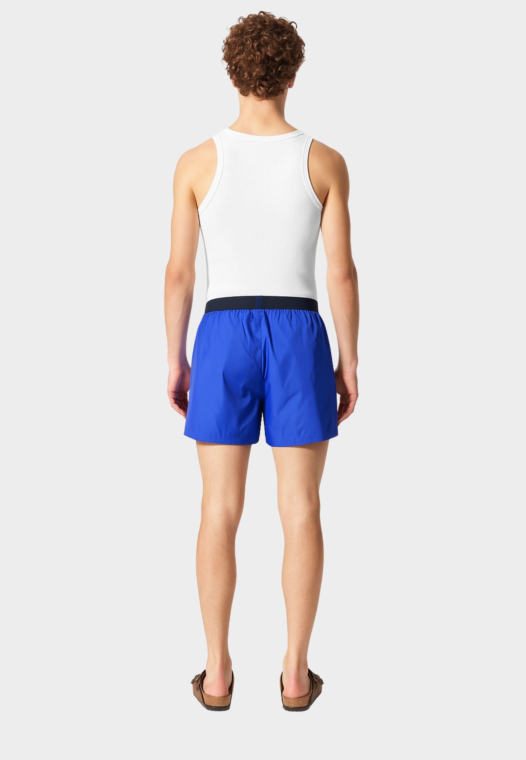 Costume da bagno uomo DSQUARED2 - Blu Royal con logo elastico<BR/>