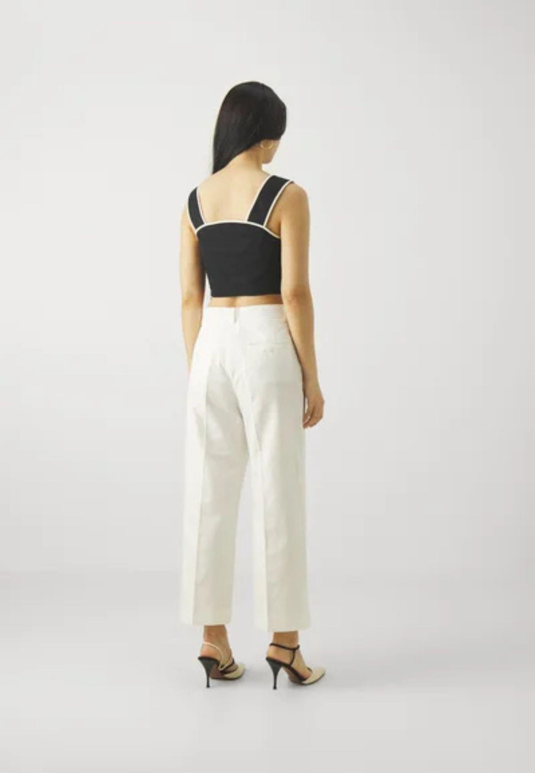 Pantalone Zircone in cotone e lino