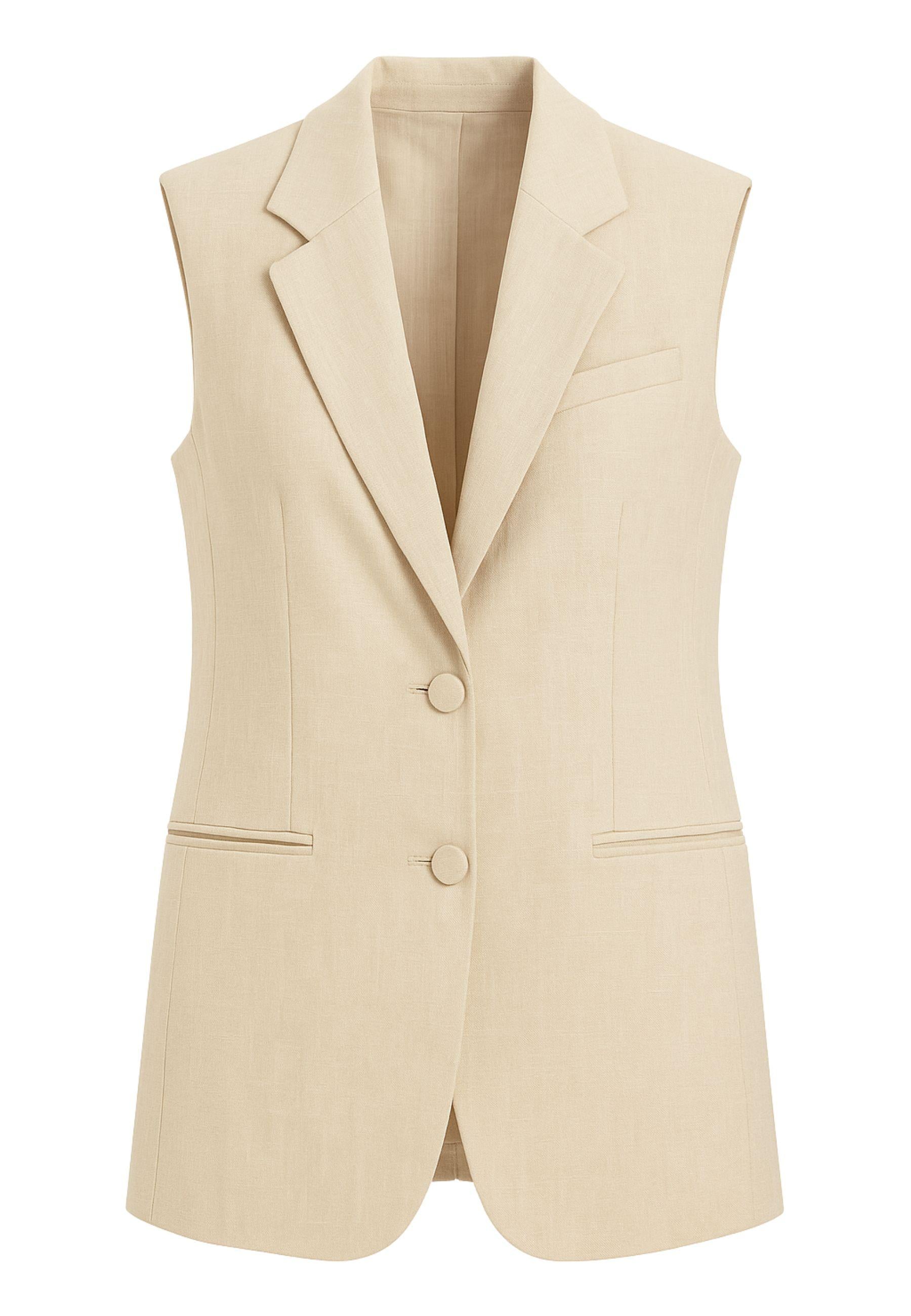 Gilet sartoriale in puro lino