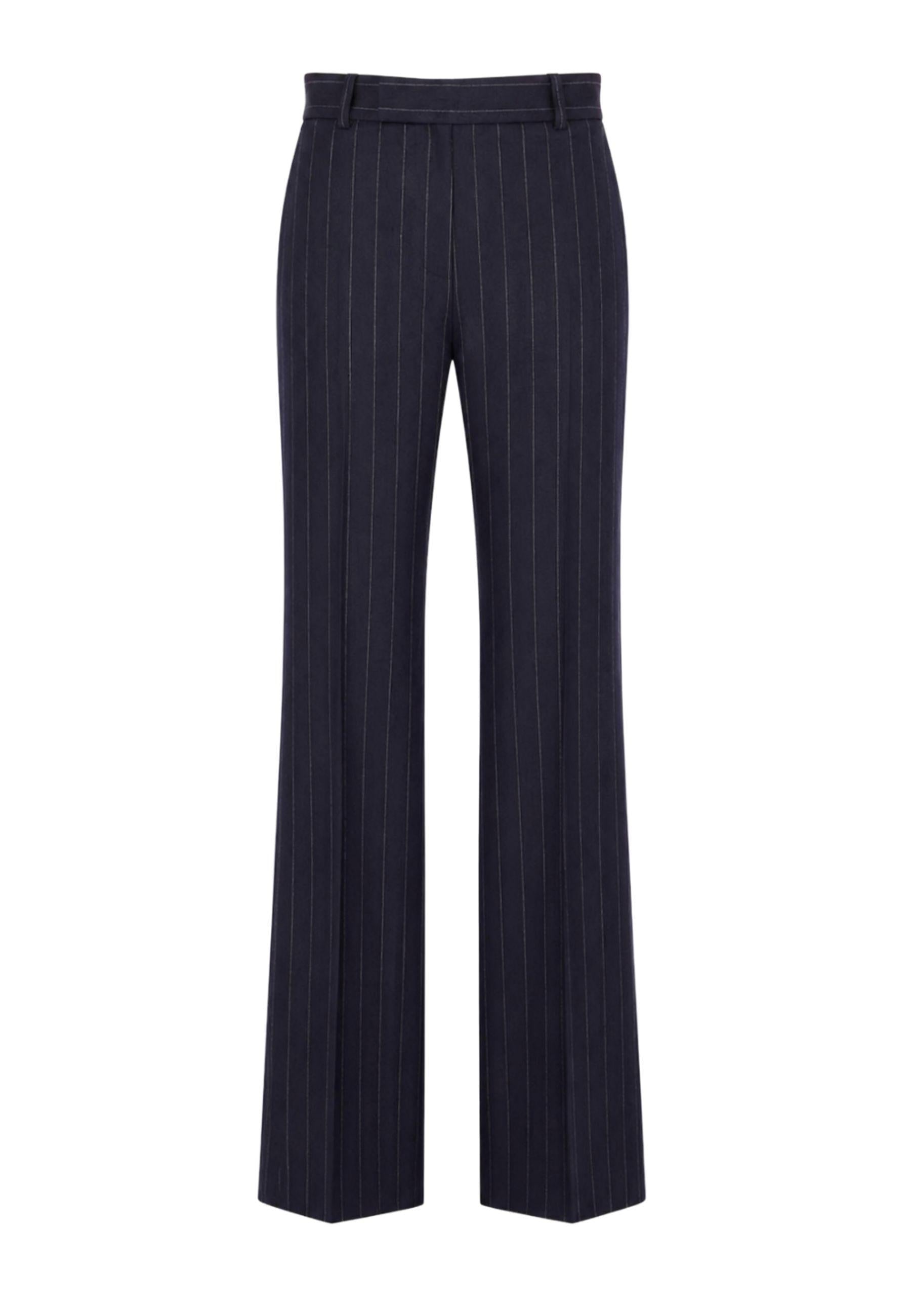 Pantalone Pinko Gessato in Misto Lana