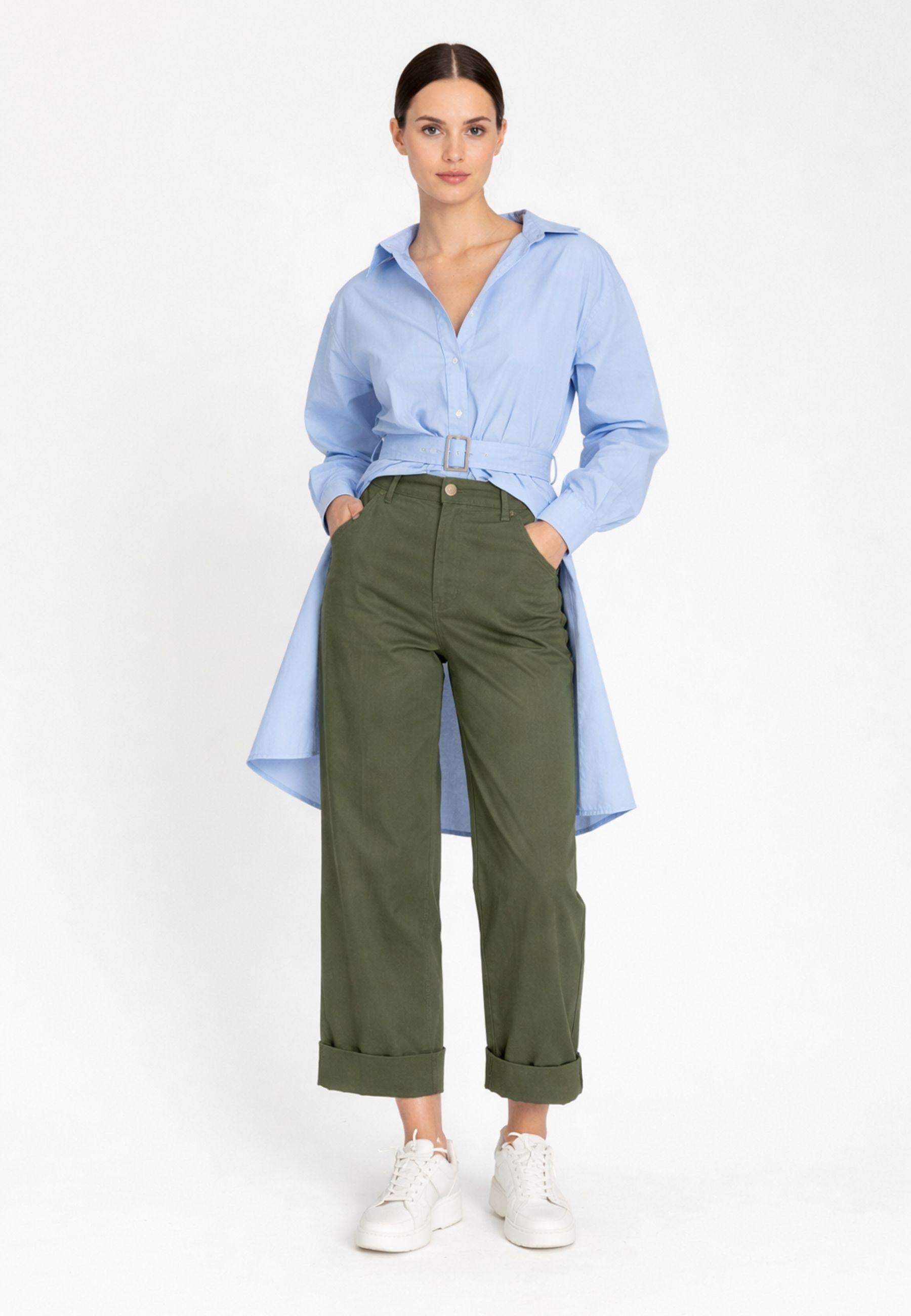 Pantalone donna in cotone