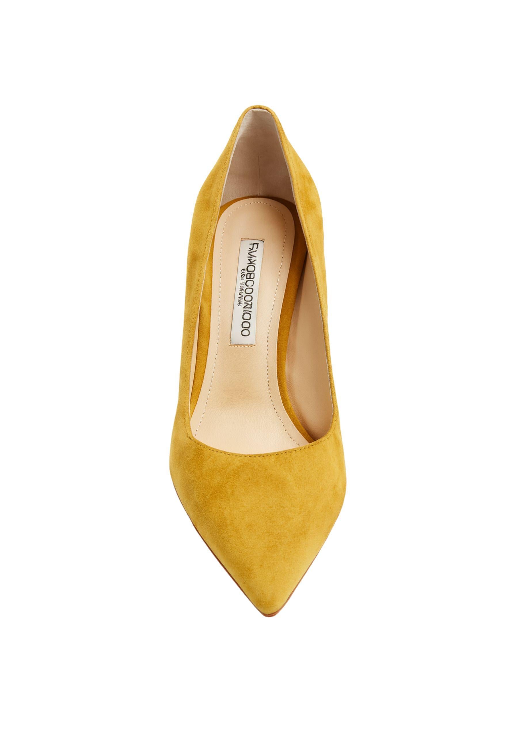 FRANCESCO SACCO Décolleté in camoscio cognac - Tacco 9 cm
