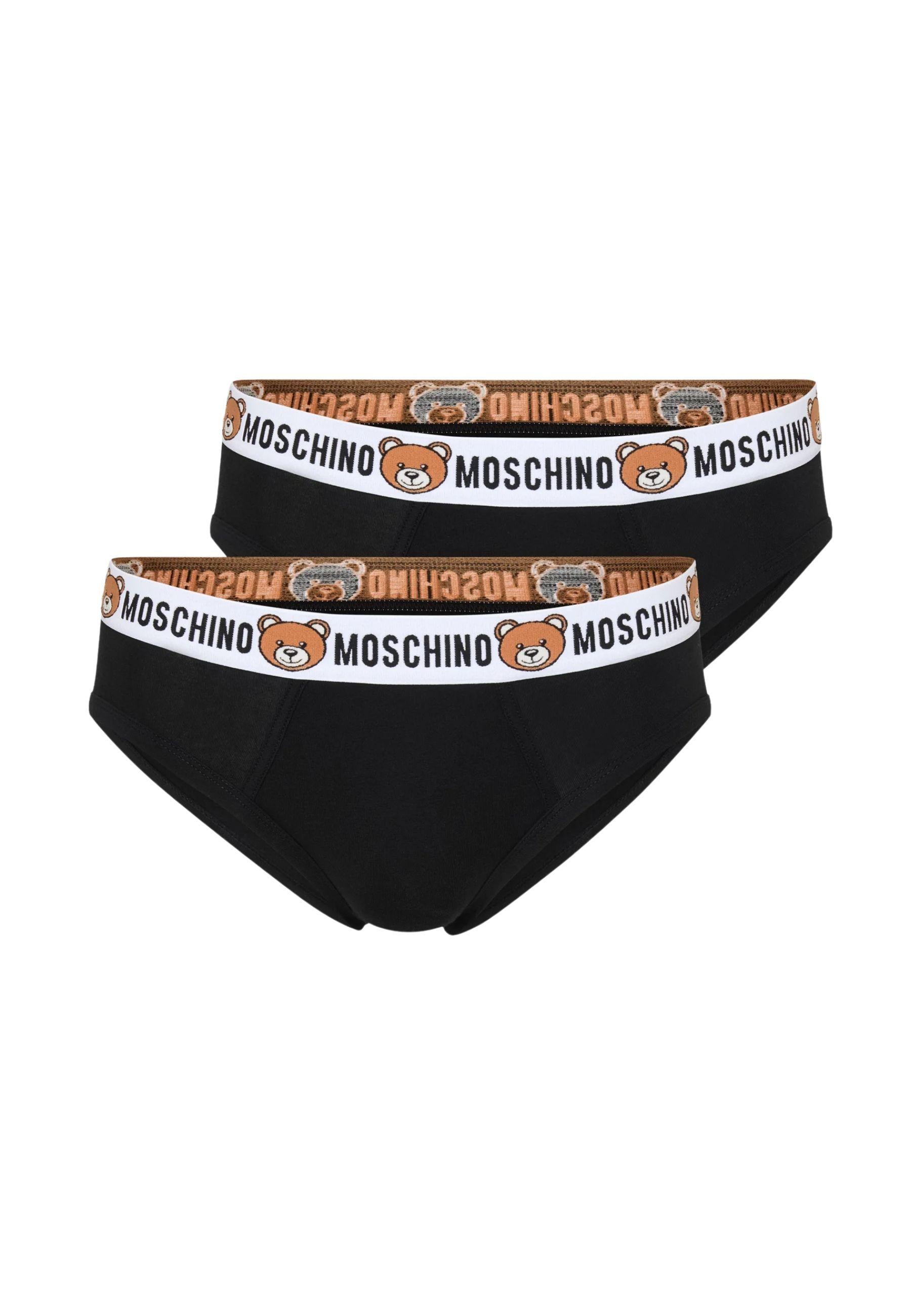 Set 2 Slip Uomo in Jersey con Elastico Teddy Logo
